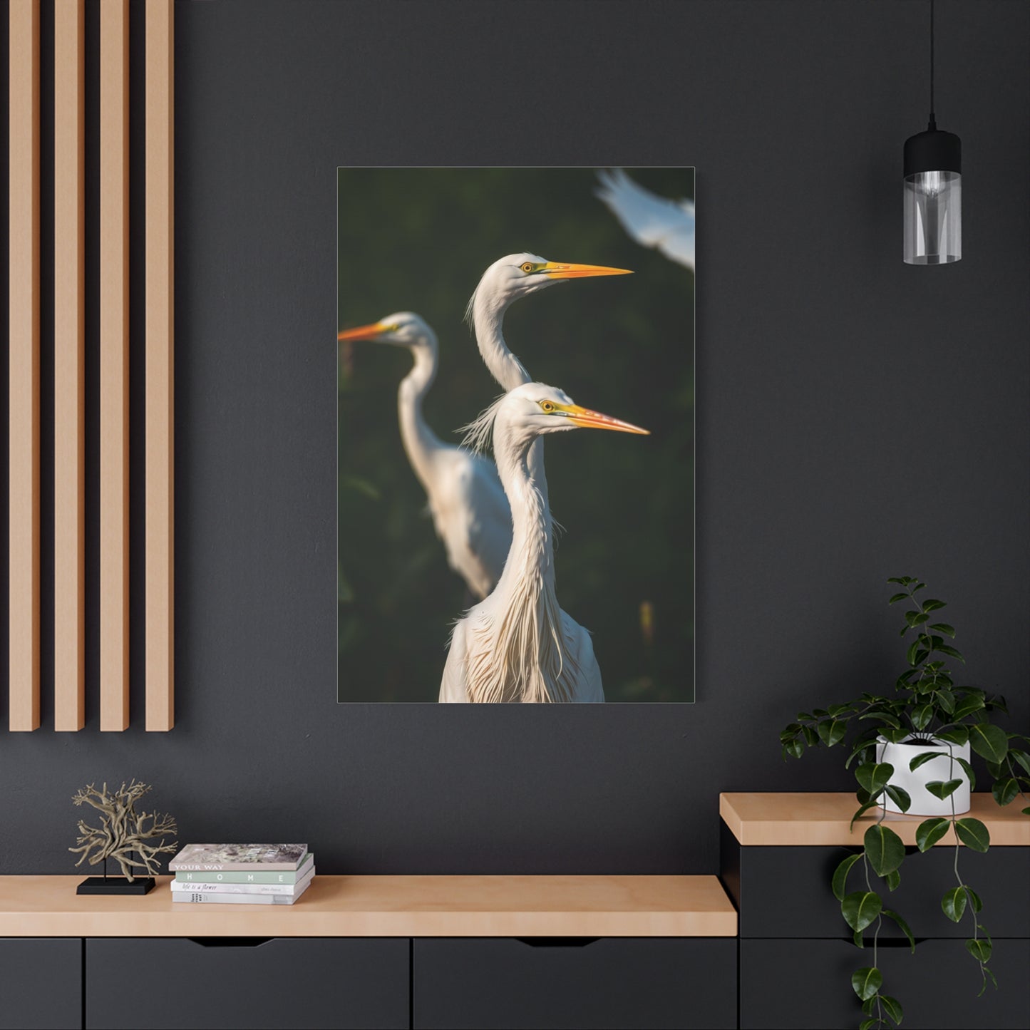 Herons and Egrets Art Supreme Gallery Wall Art & Canvas Print