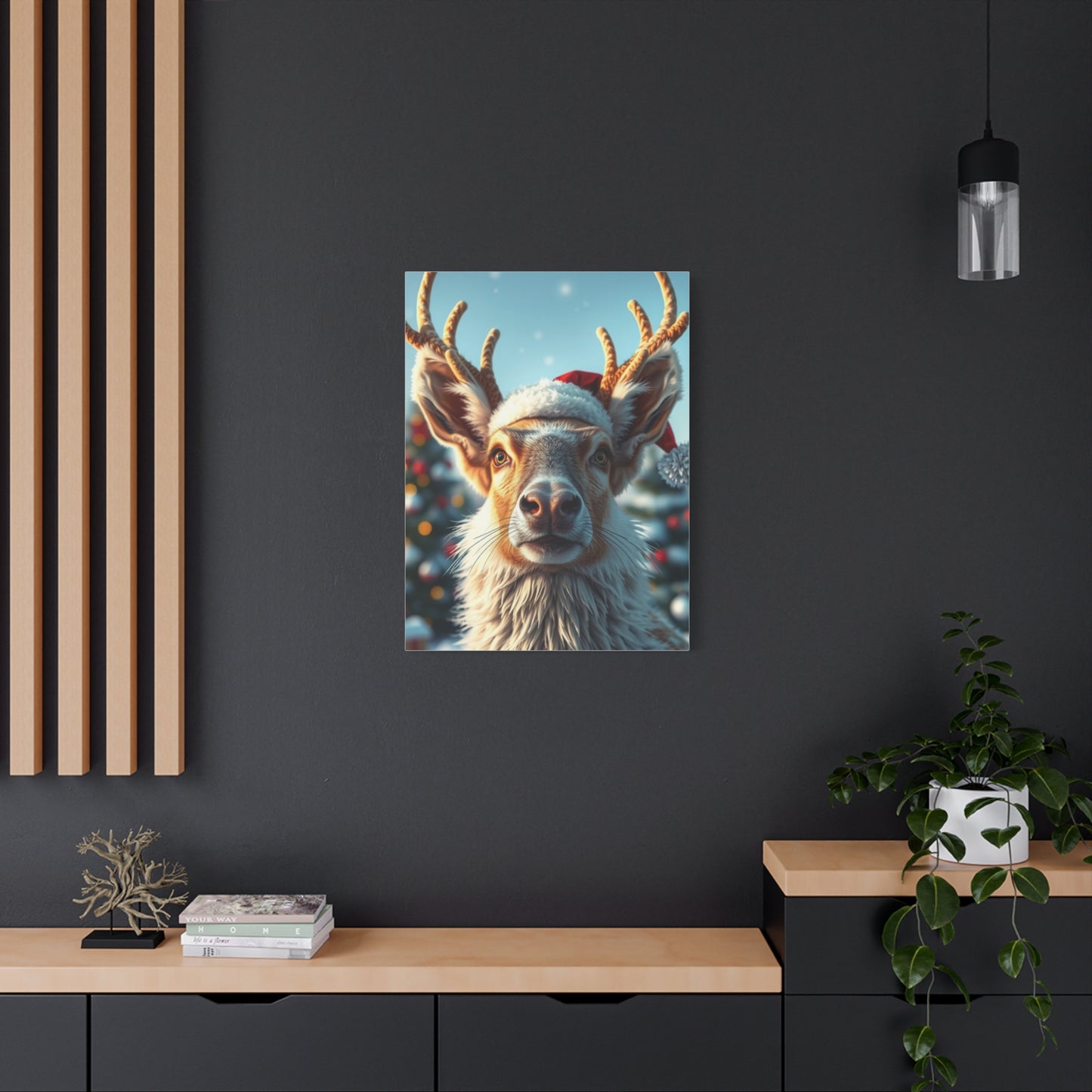 Christmas Animal Art Luxury Canvas Wall Art & Canvas Print