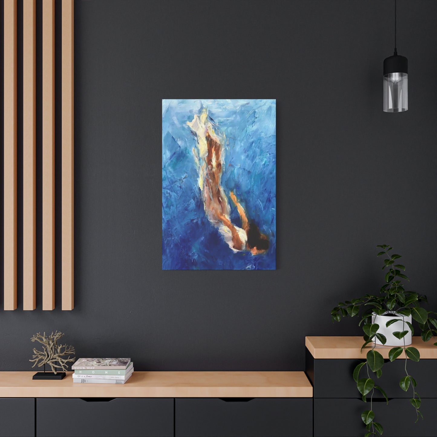 Diving Abstract Wall Art & Canvas Prints