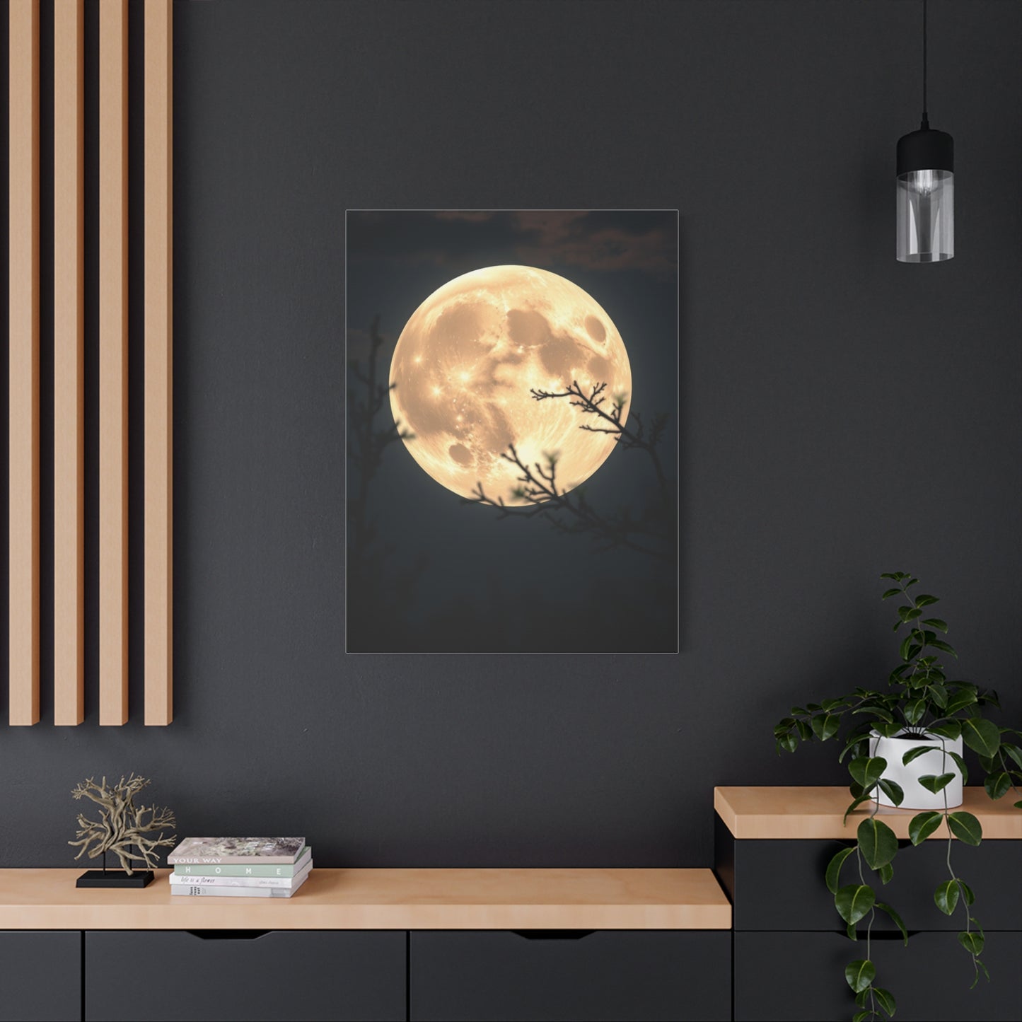 Elite Full Moon Art Vision Wall Art & Canvas Print