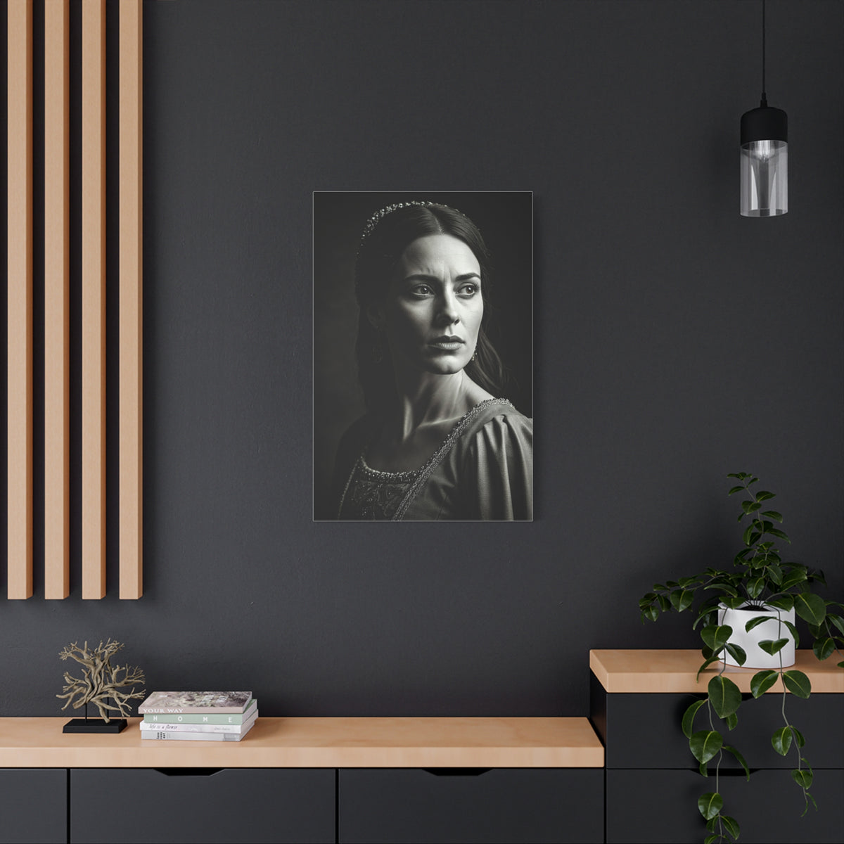 Quiet Grace Black & White Portrait Wall Art & Canvas Prints
