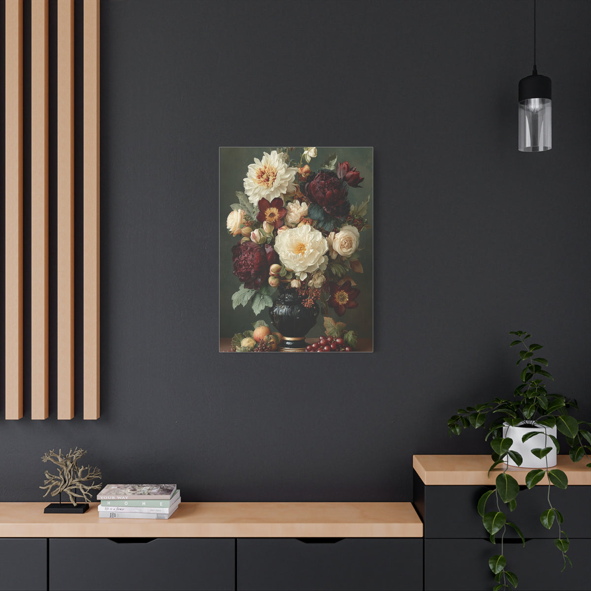 Classic Floral Still Life Elegance Wall Art & Canvas Print