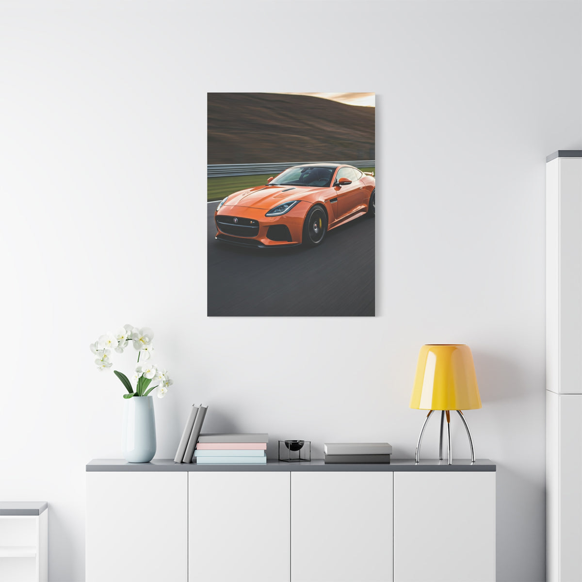 Jaguar F Type High Speed Straight Performance Wall Art & Canvas Prints