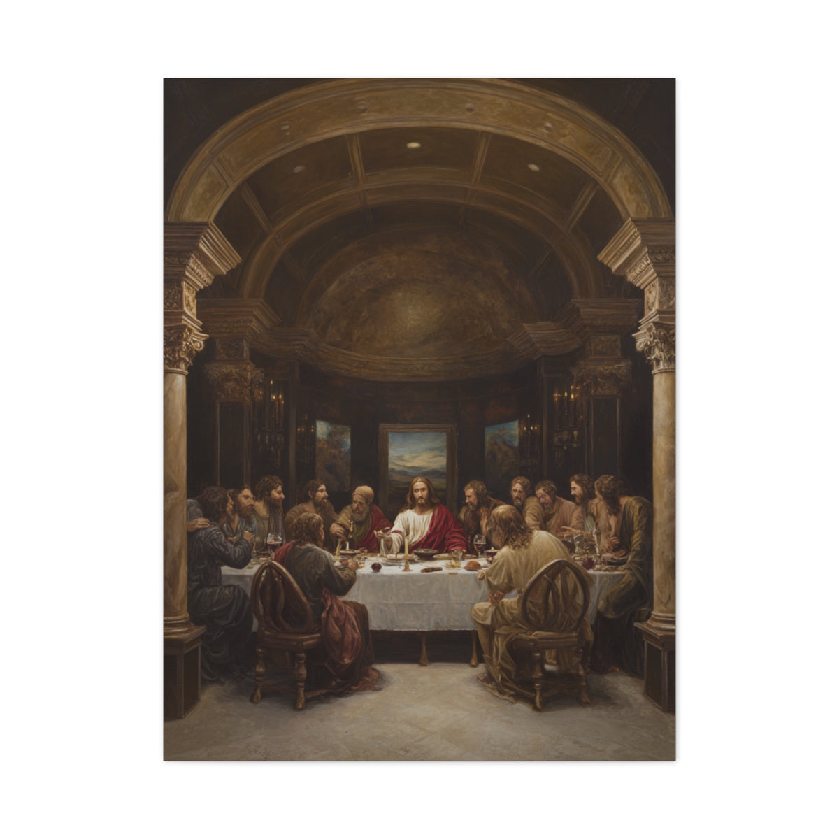 The Last Supper Sacred Renaissance Masterpiece Wall Art & Canvas Print