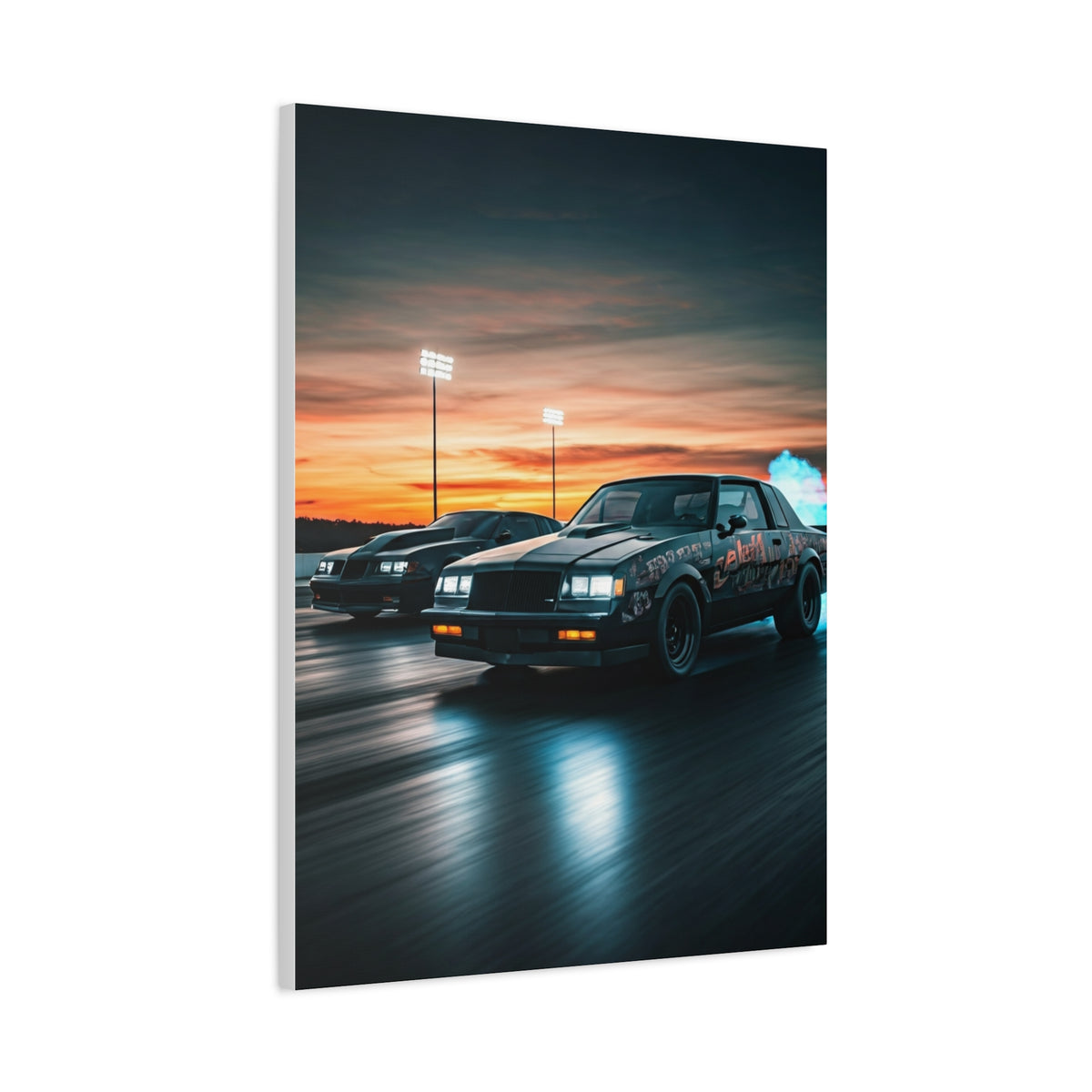 Turbo G Body Chase Under Stadium Lights Wall Art & Canvas Prints