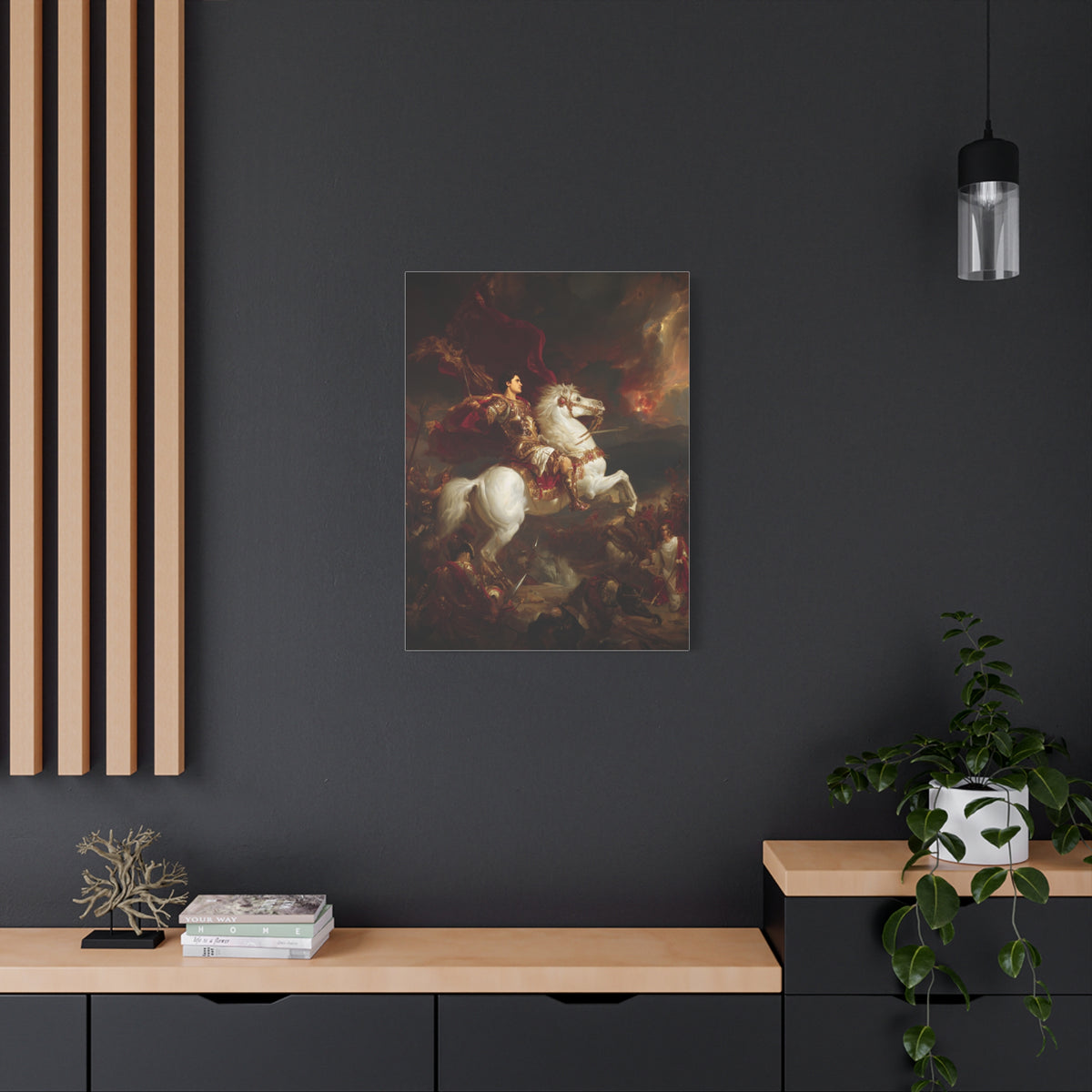 Alexander the Great Triumphant Battlefield Victory Wall Art & Canvas Print
