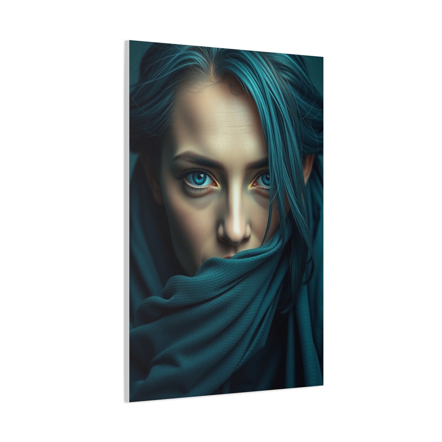 Verdant Sapphire Masterpiece wall art & canvas print