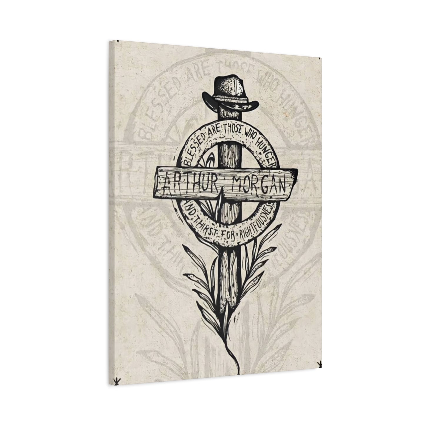 Arthur Morgan Sketch Wall Art & Canvas Prints