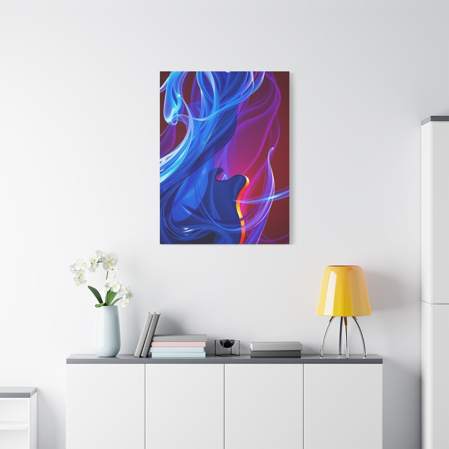 Supreme Blue Music Art Collection Wall Art & Canvas Print