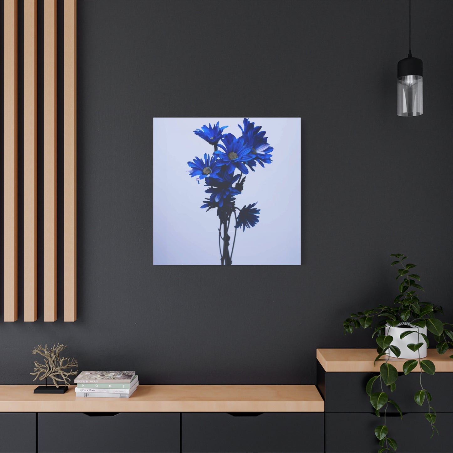 Blue Flower Wall Art & Canvas Prints