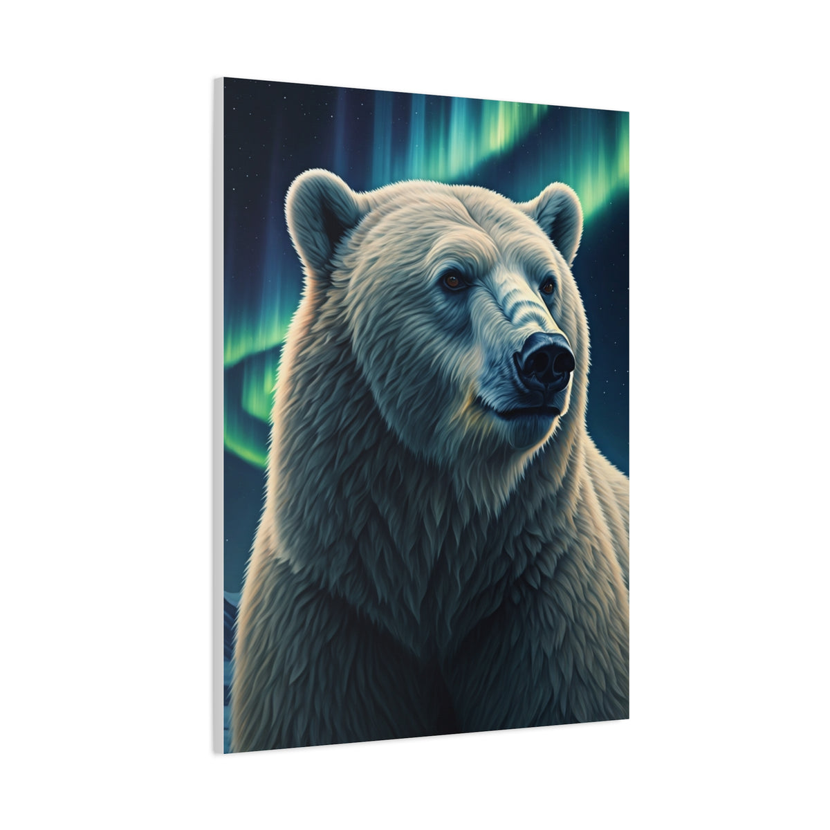 Northern Lights Polar Bear Wall Art & Canvas Prints