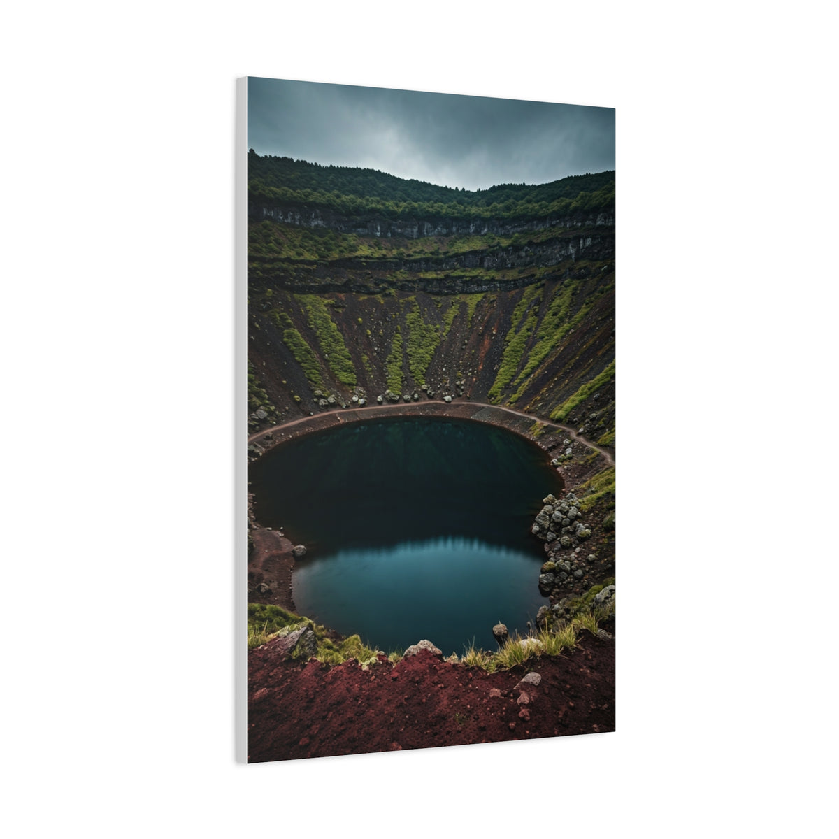 Volcanic Crater Lake Wall Art & Canvas Prints