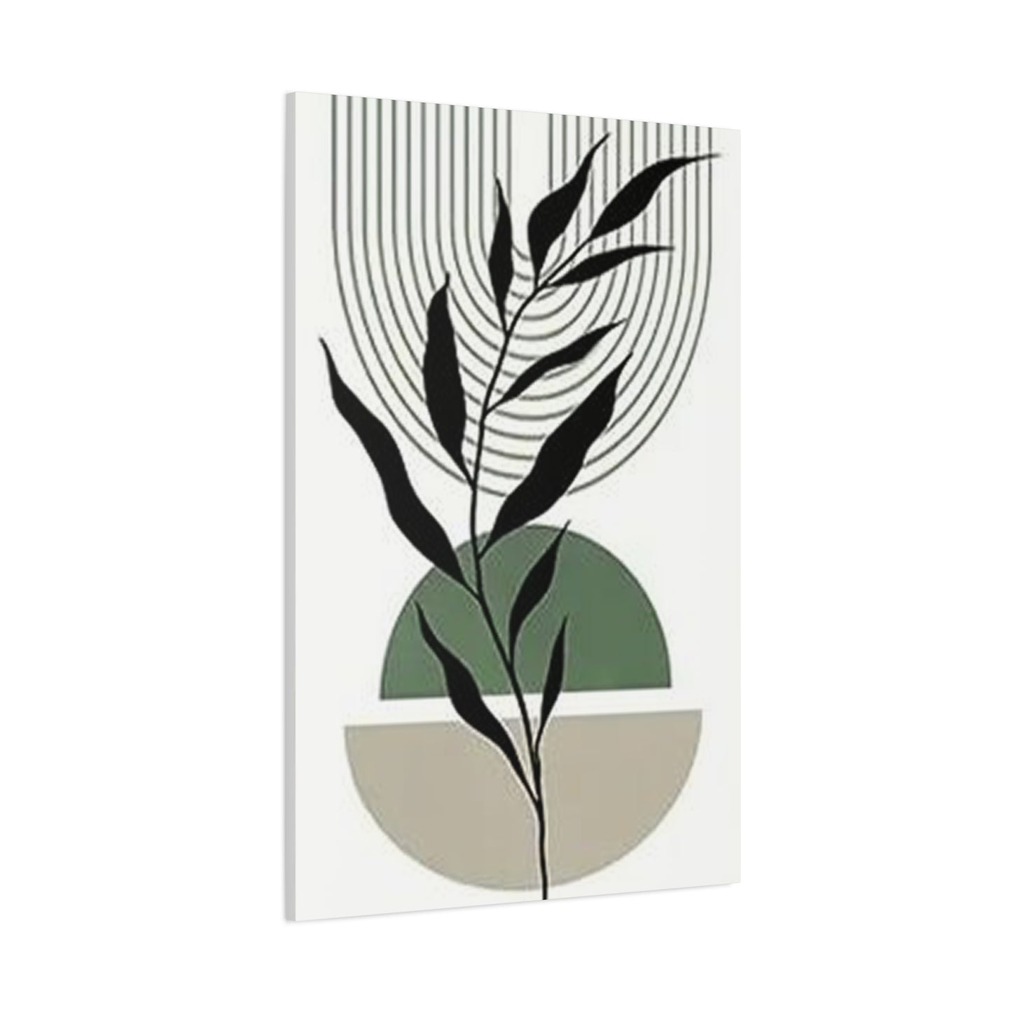 Abstract Leaves Shapes Pattern Wall Art & Canvas Prints