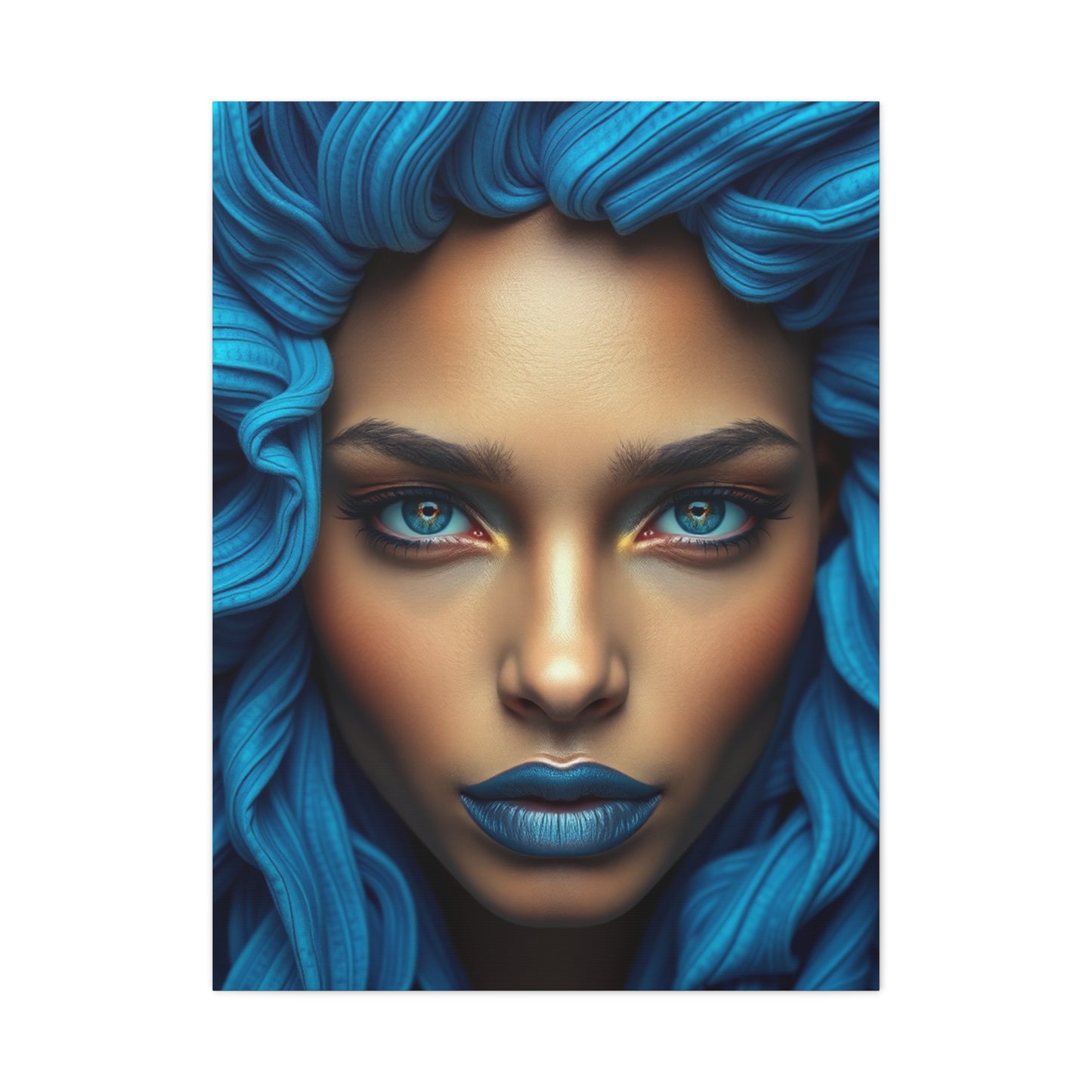 Supreme Blue & Green Art Collection Wall Art & Canvas Print