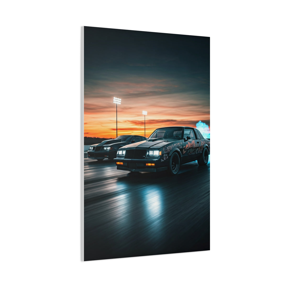 Turbo G Body Chase Under Stadium Lights Wall Art & Canvas Prints