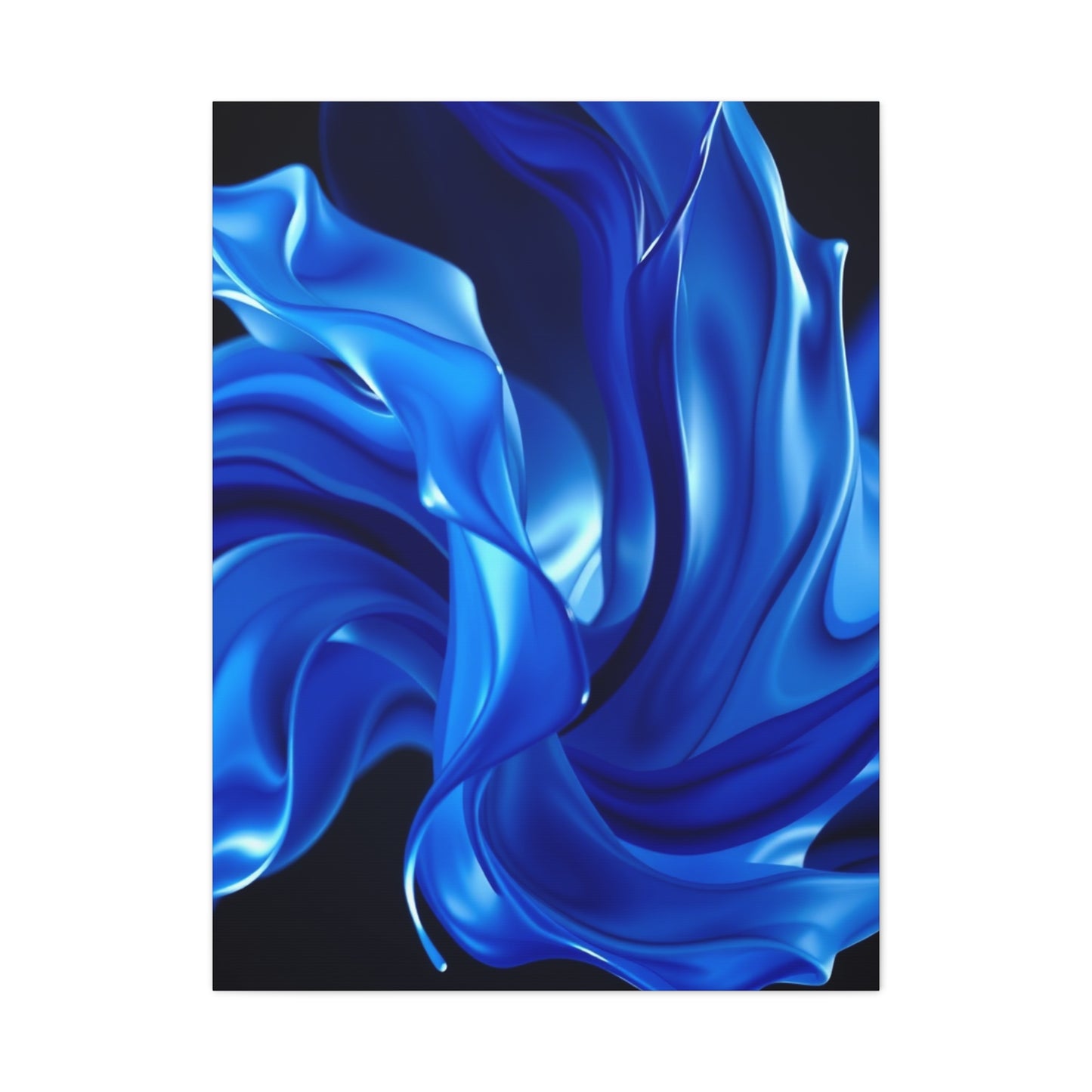 Masterpiece Blue Abstract Art Vision Wall Art & Canvas Print