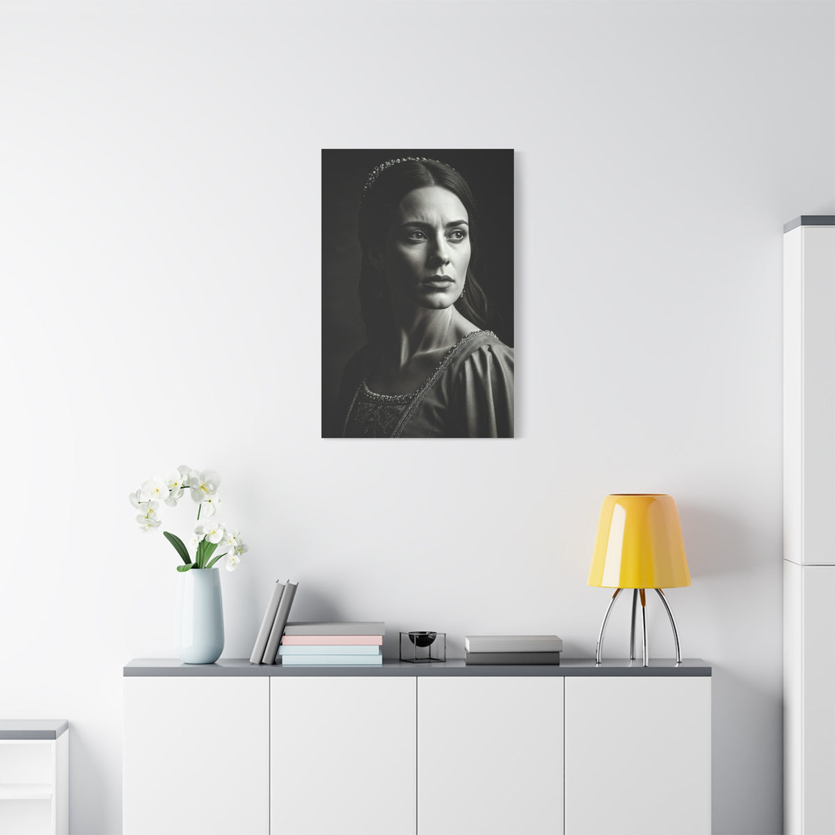 Quiet Grace Black & White Portrait Wall Art & Canvas Prints