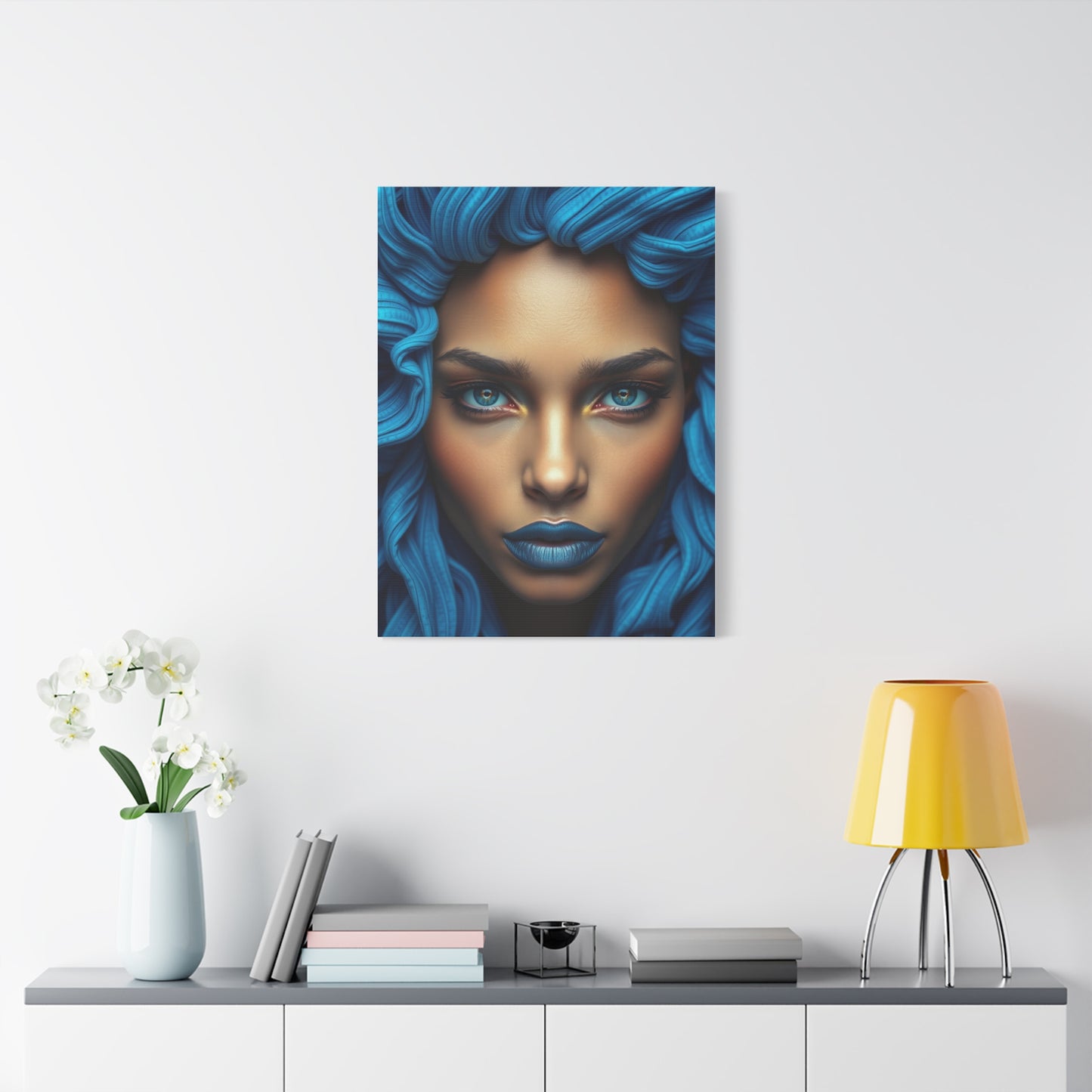 Supreme Blue & Green Art Collection Wall Art & Canvas Print