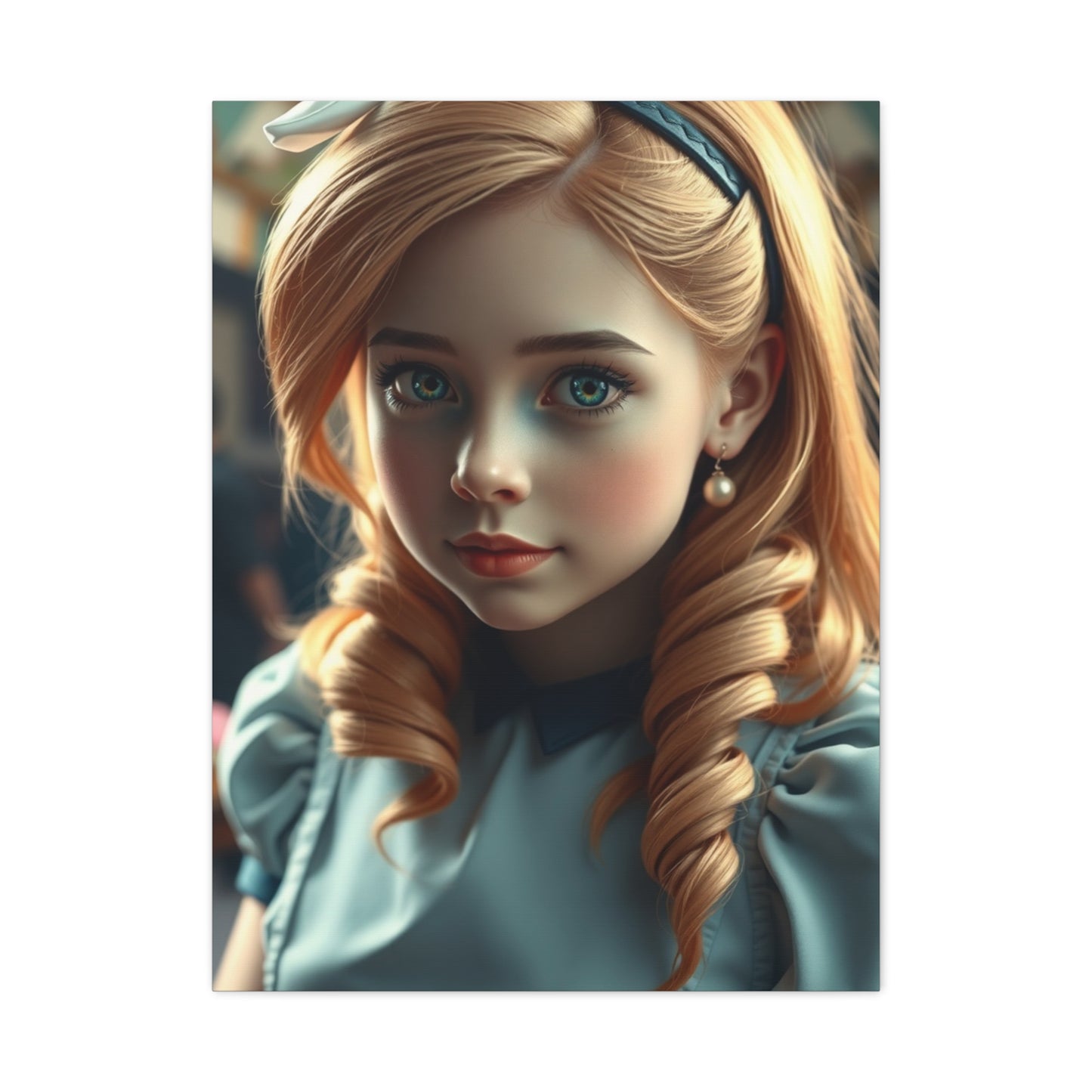 Alice In Wonderland Characters Art Refined Canvas Wall Art & Canvas Print