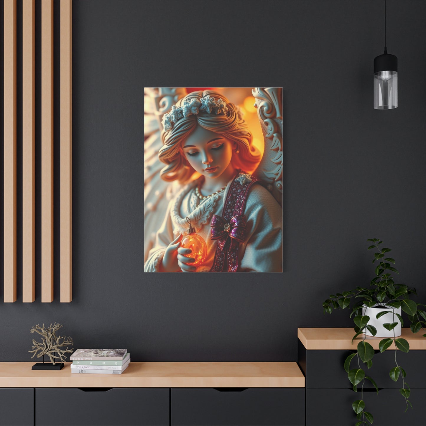 Christmas Angel Art Refined Canvas Wall Art & Canvas Print