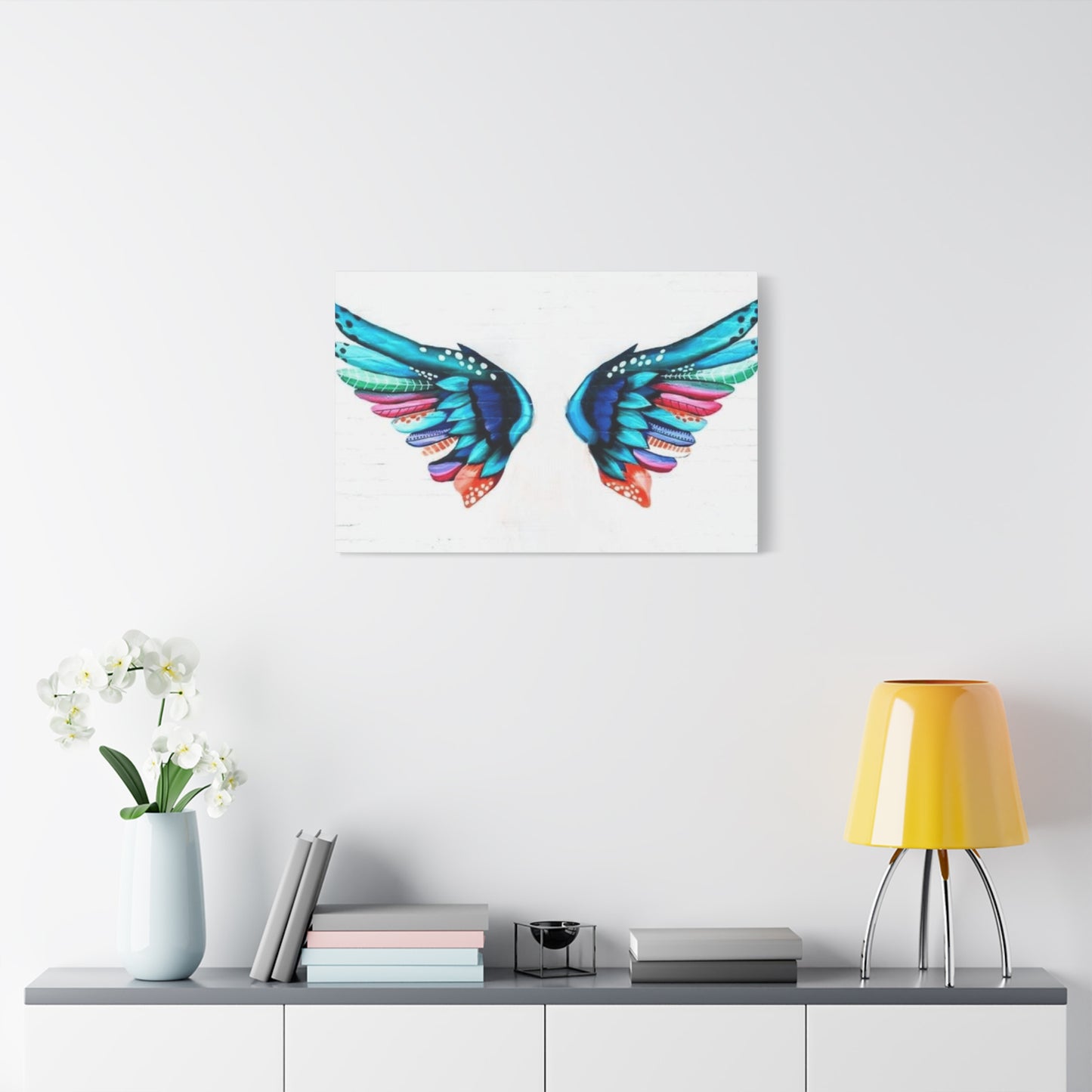 Colourful wings Wall Art & Canvas Prints