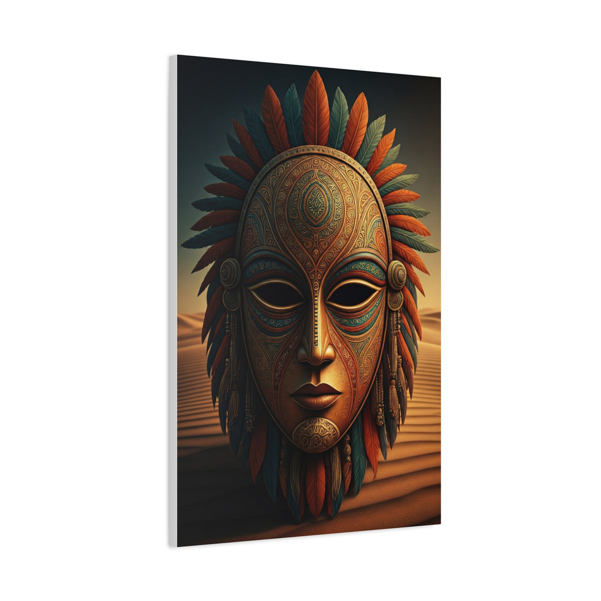 Sacred Tribal Mask Wall Art & Canvas Prints