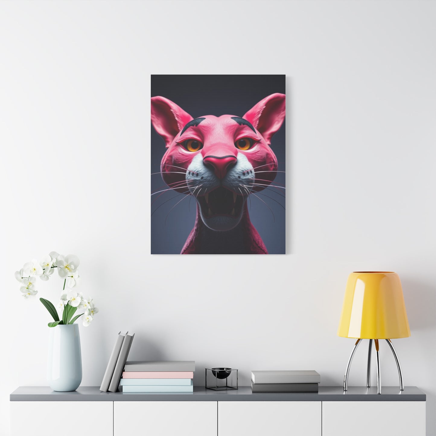 Orchid Panther Luxe Art Wall Art & Canvas Print