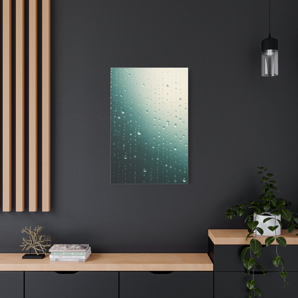 Rain Mist Gradient Wall Art & Canvas Prints