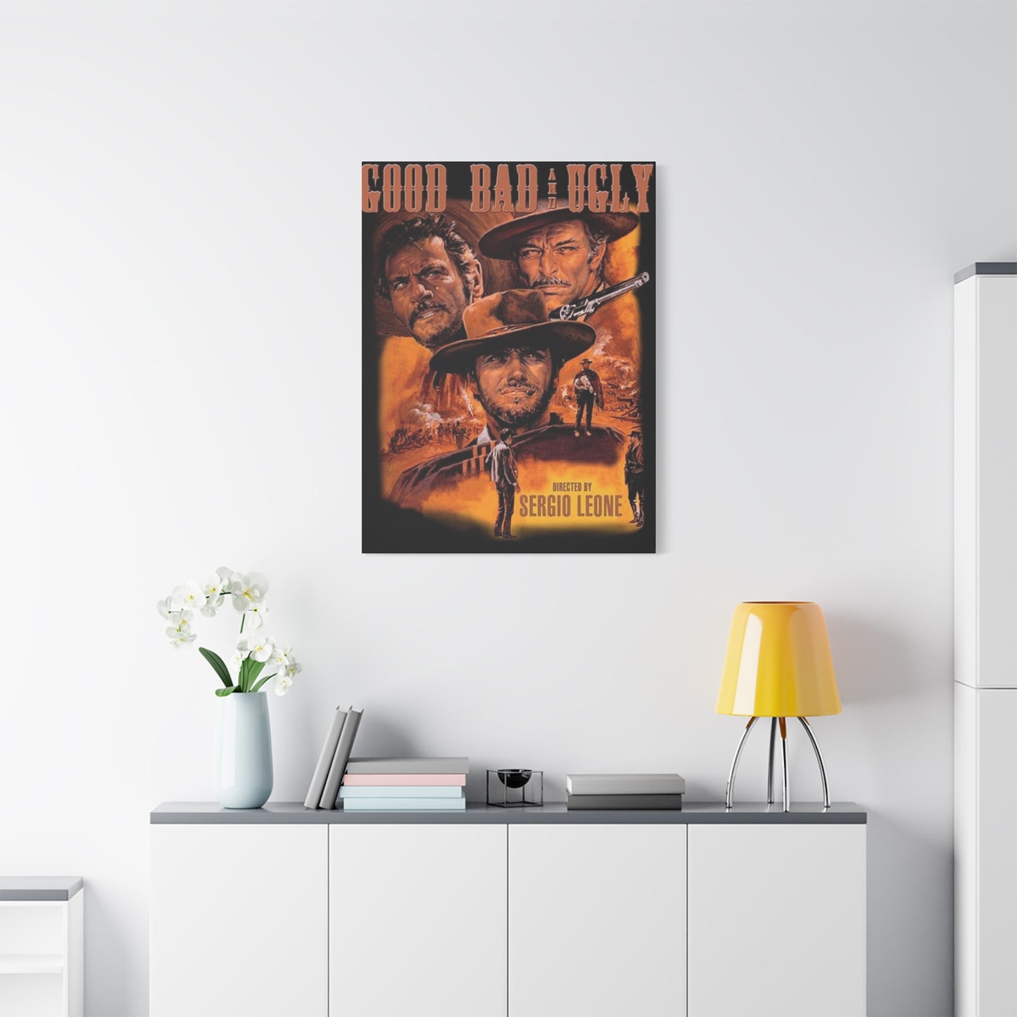 The Good, The Bad and The Ugly Movie Poster Wall Art & Canvas Prints