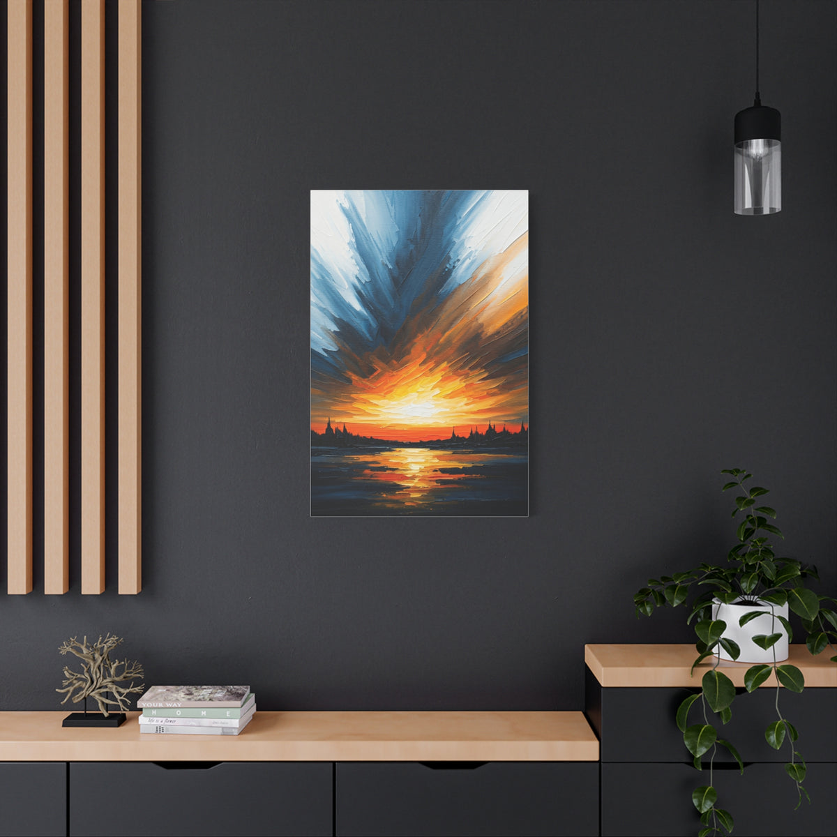 Dramatic Sunset Burst Wall Art & Canvas Prints