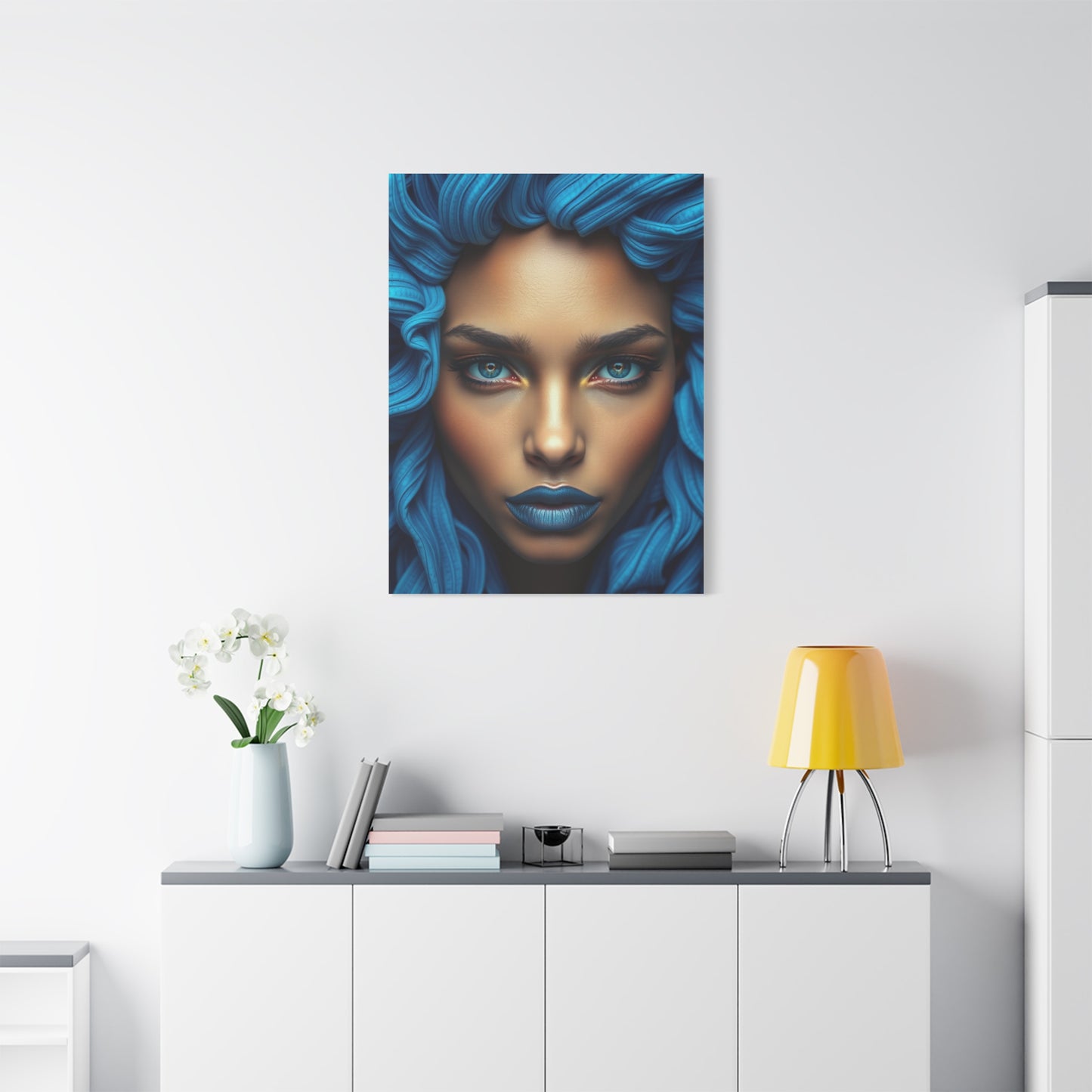 Supreme Blue & Green Art Collection Wall Art & Canvas Print