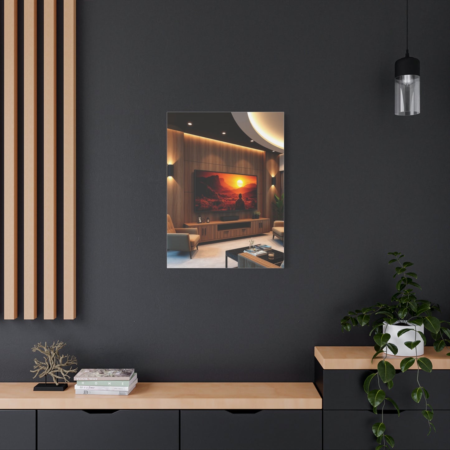 Home Theatre Decor Art Luxury Canvas Wall Art & Canvas Print