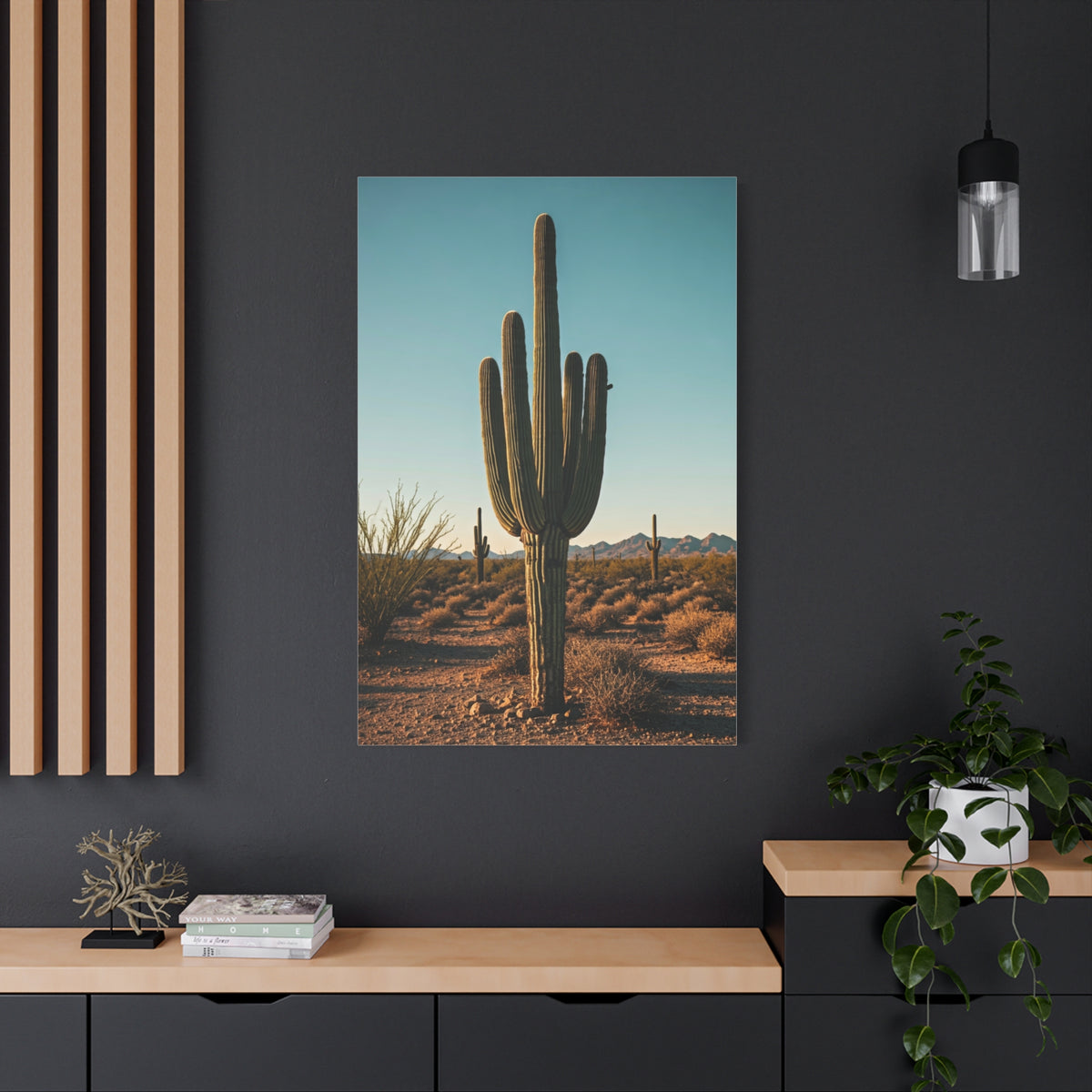 Classic Saguaro Desert Landscape Wall Art & Canvas Prints