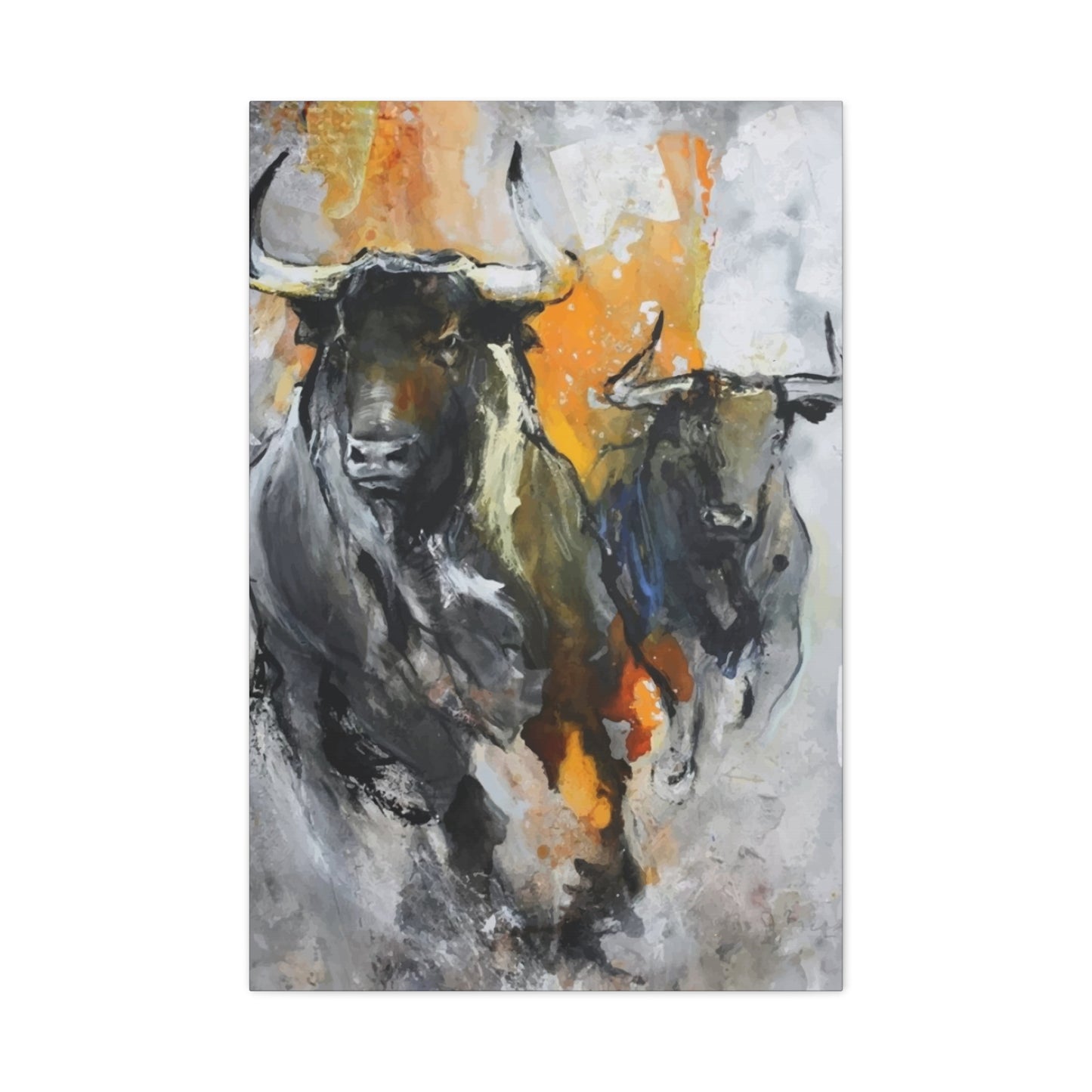 Two Bulls Wall Art & Canvas Prints