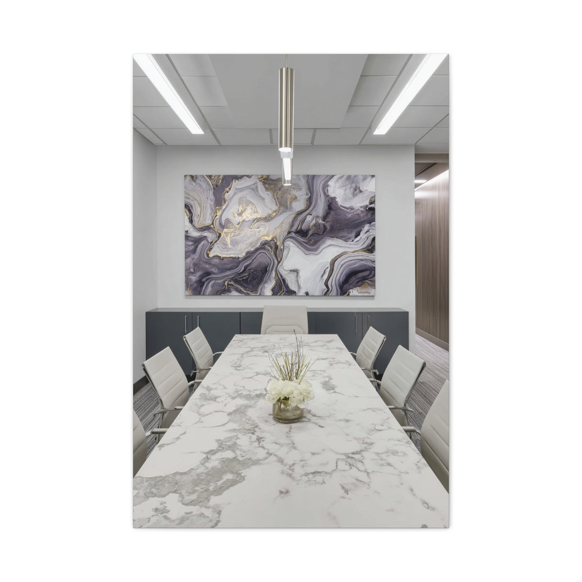 Mineral Stone Inspired Law Office Conference Wall Art & Canvas Print