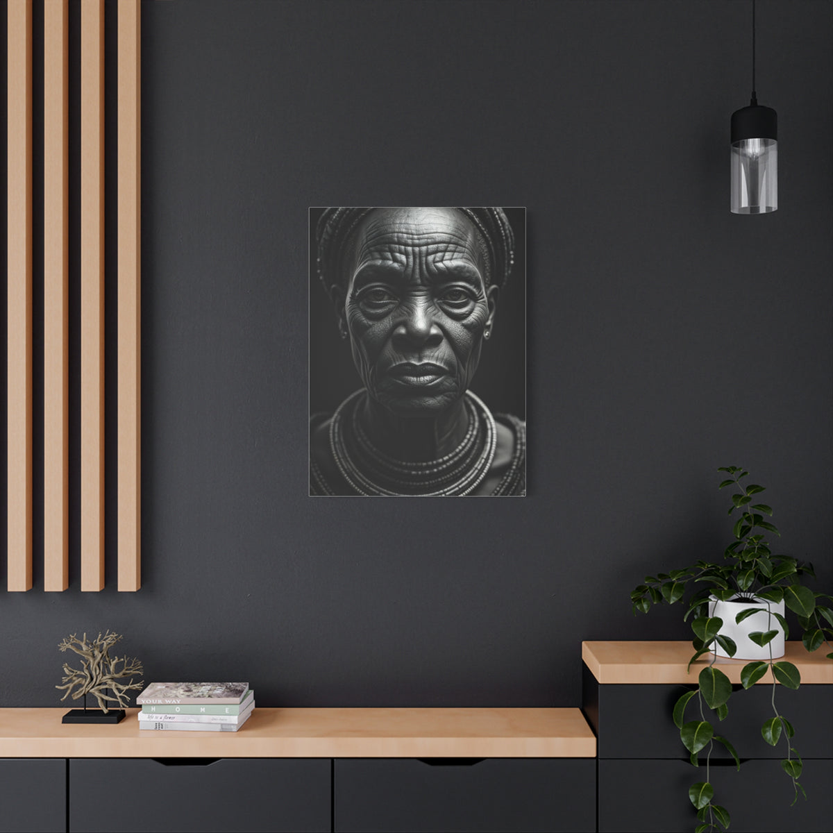 Enduring Grace Black & White Portrait Wall Art & Canvas Prints