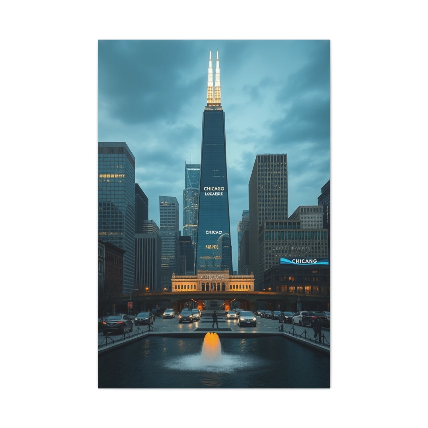 Chicago Art Supreme Canvas Gallery Wall Art & Canvas Print