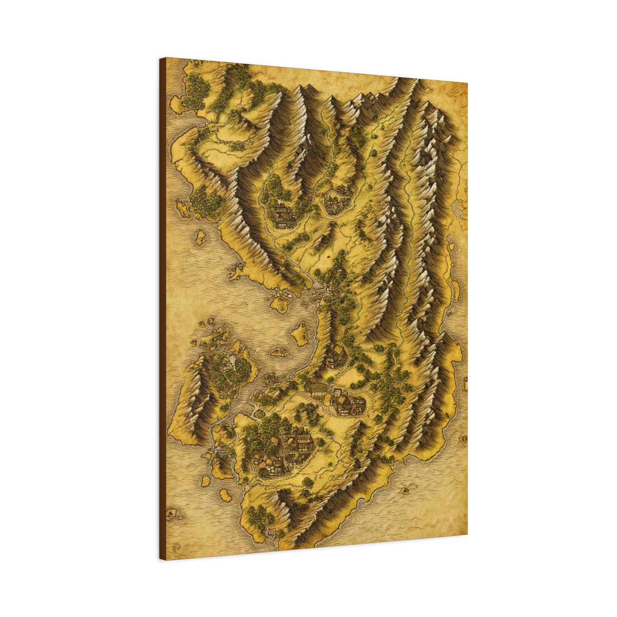 Ancient Realm Map Wall Art & Canvas Prints