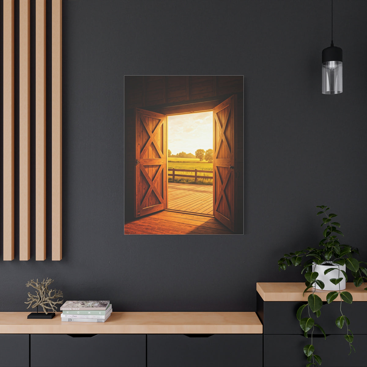 Open Barn Doors to Summer Fields Wall Art & Canvas Prints