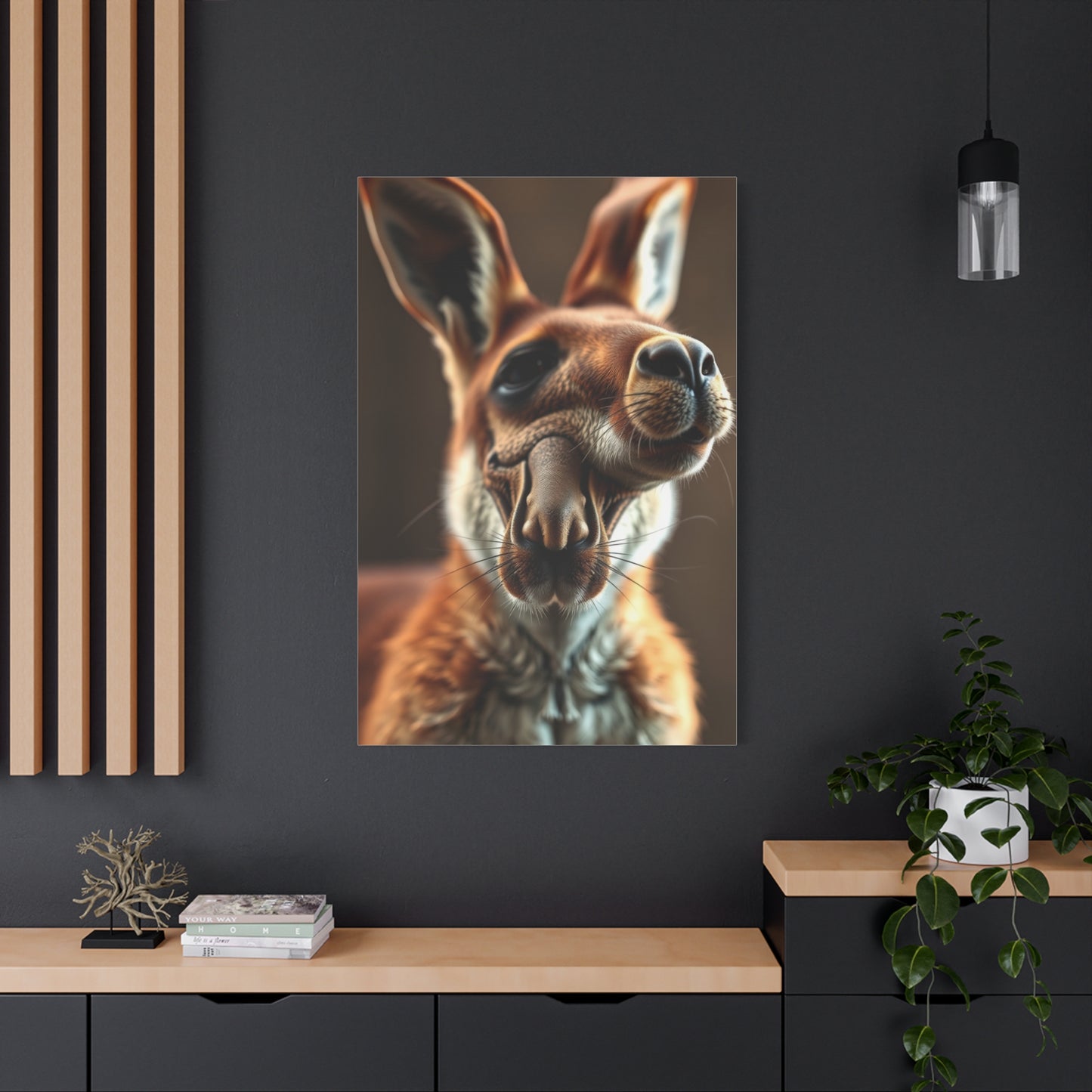 Supreme Kangaroo Art Wall Art & Canvas Print