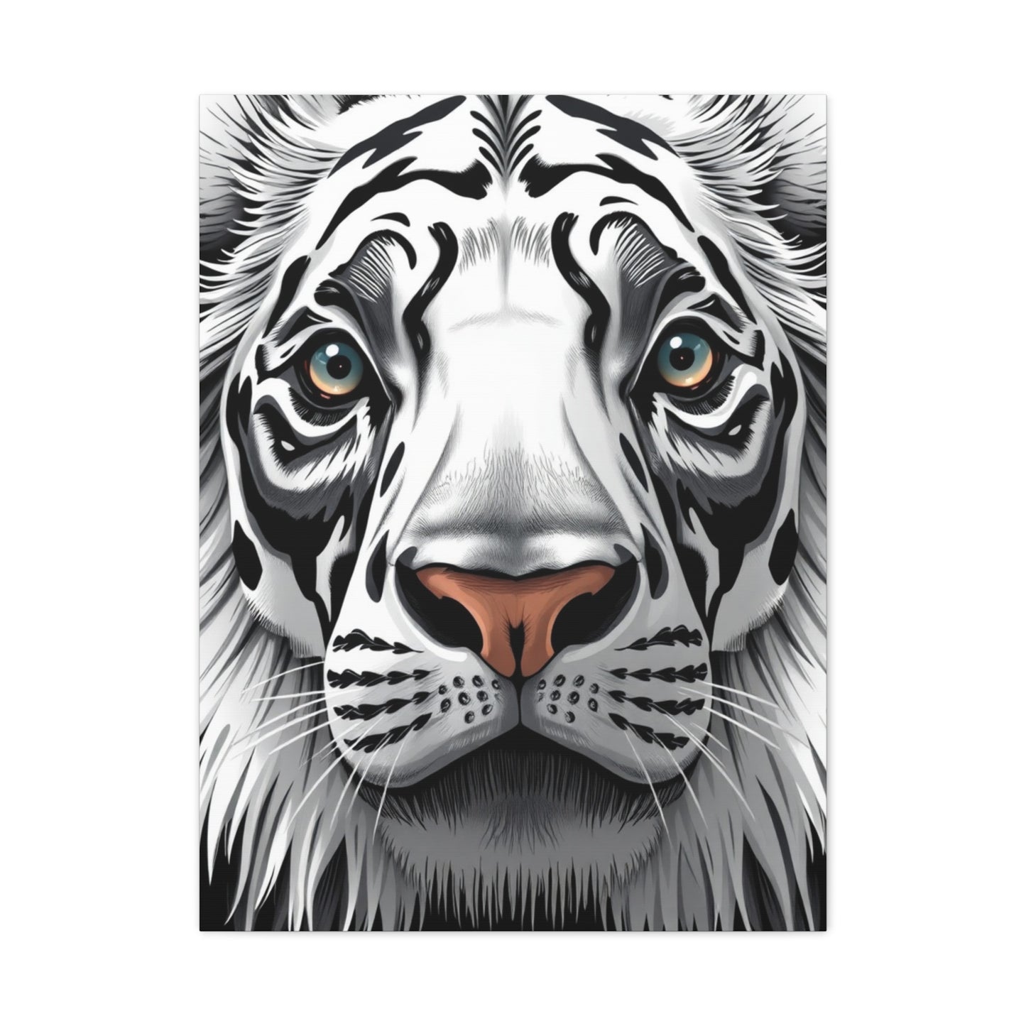 Black and White Illustrations Art Luxury Canvas Wall Art & Canvas Print