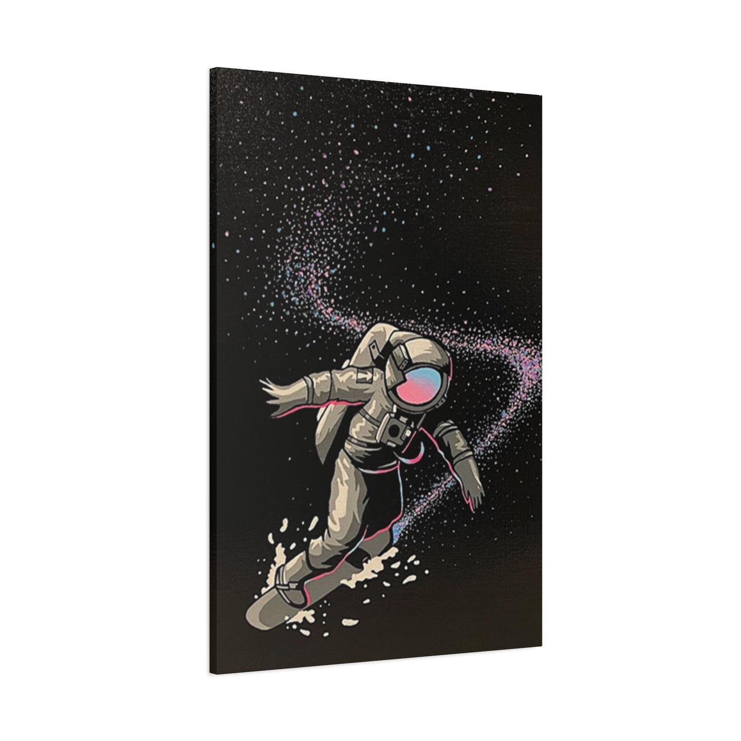 Astronaut Surfing In Space Wall Art & Canvas Prints