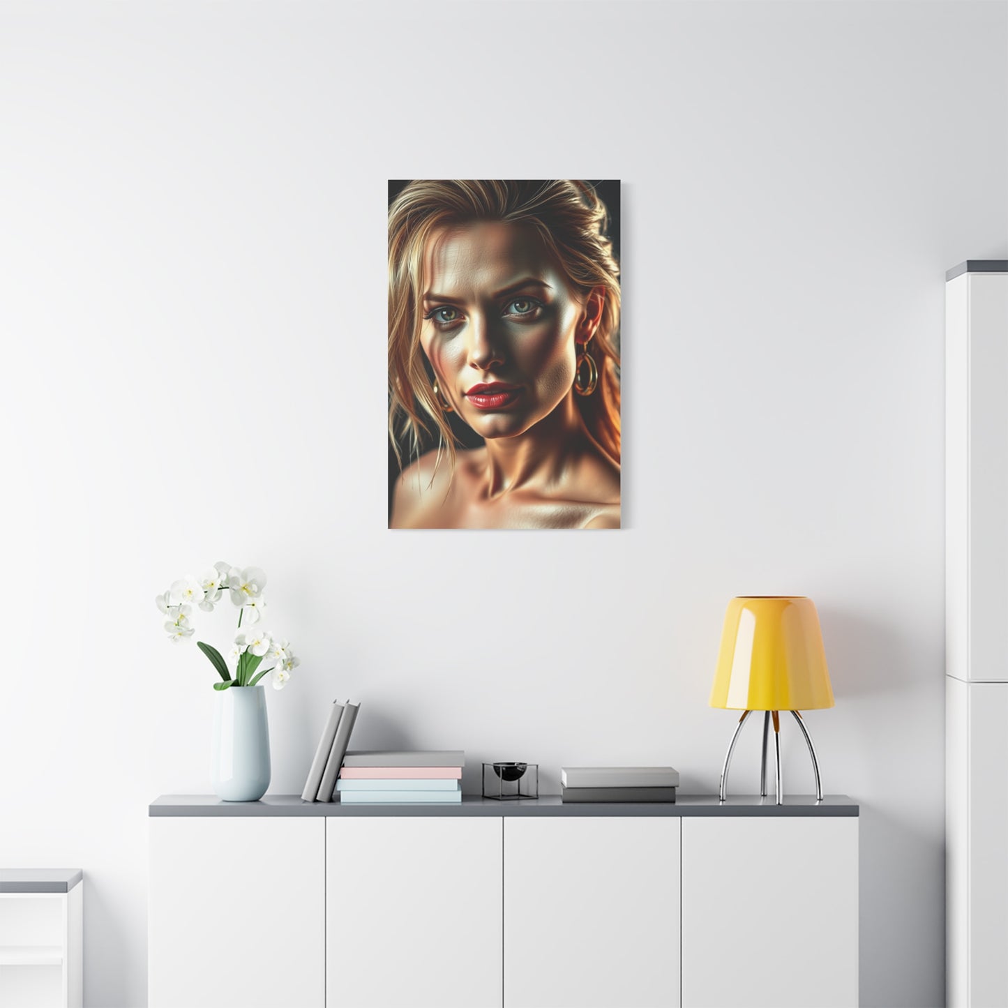 Glamour Gaze Canvas Wall Art & Canvas Print