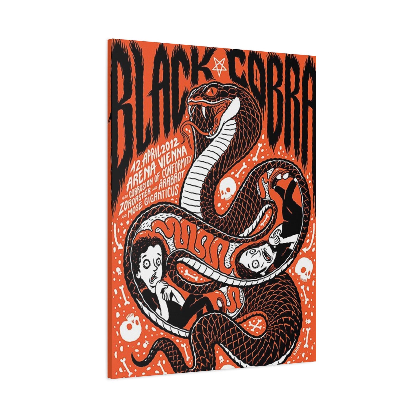 Black Cobra Wall Art & Canvas Prints