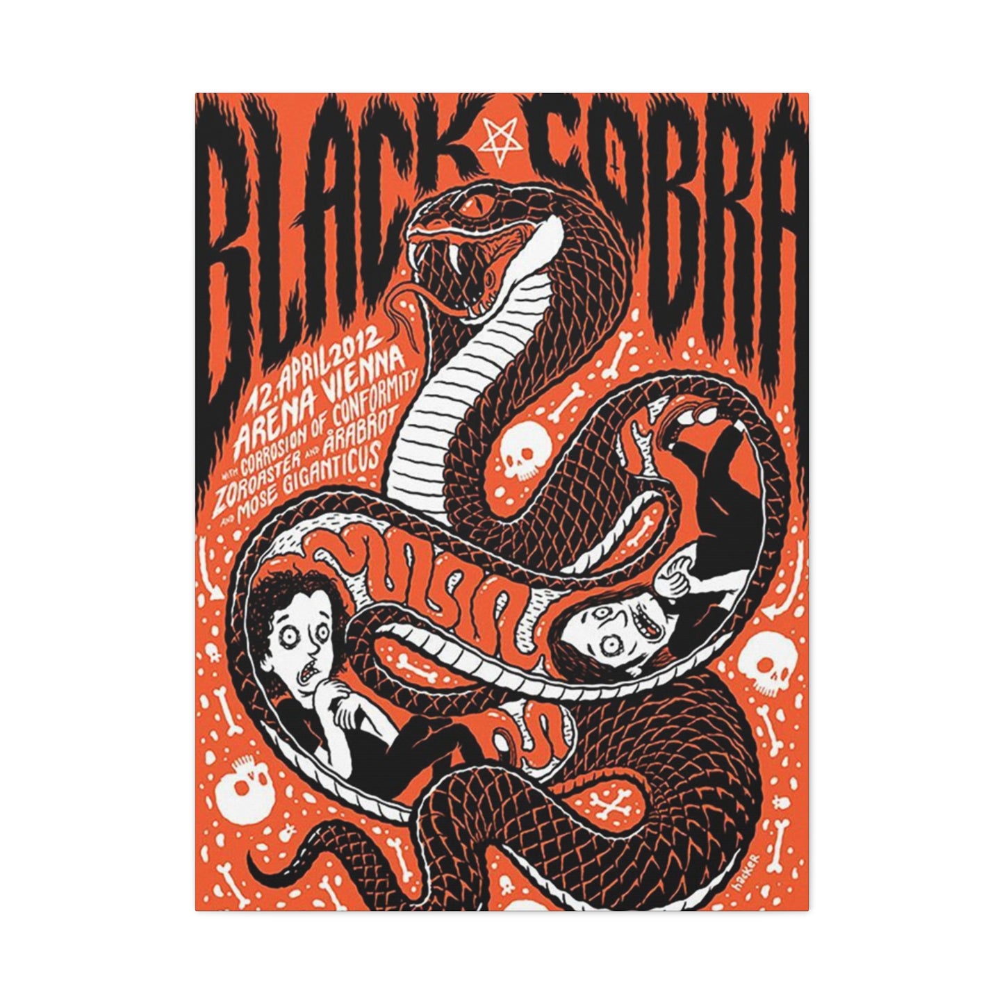 Black Cobra Wall Art & Canvas Prints