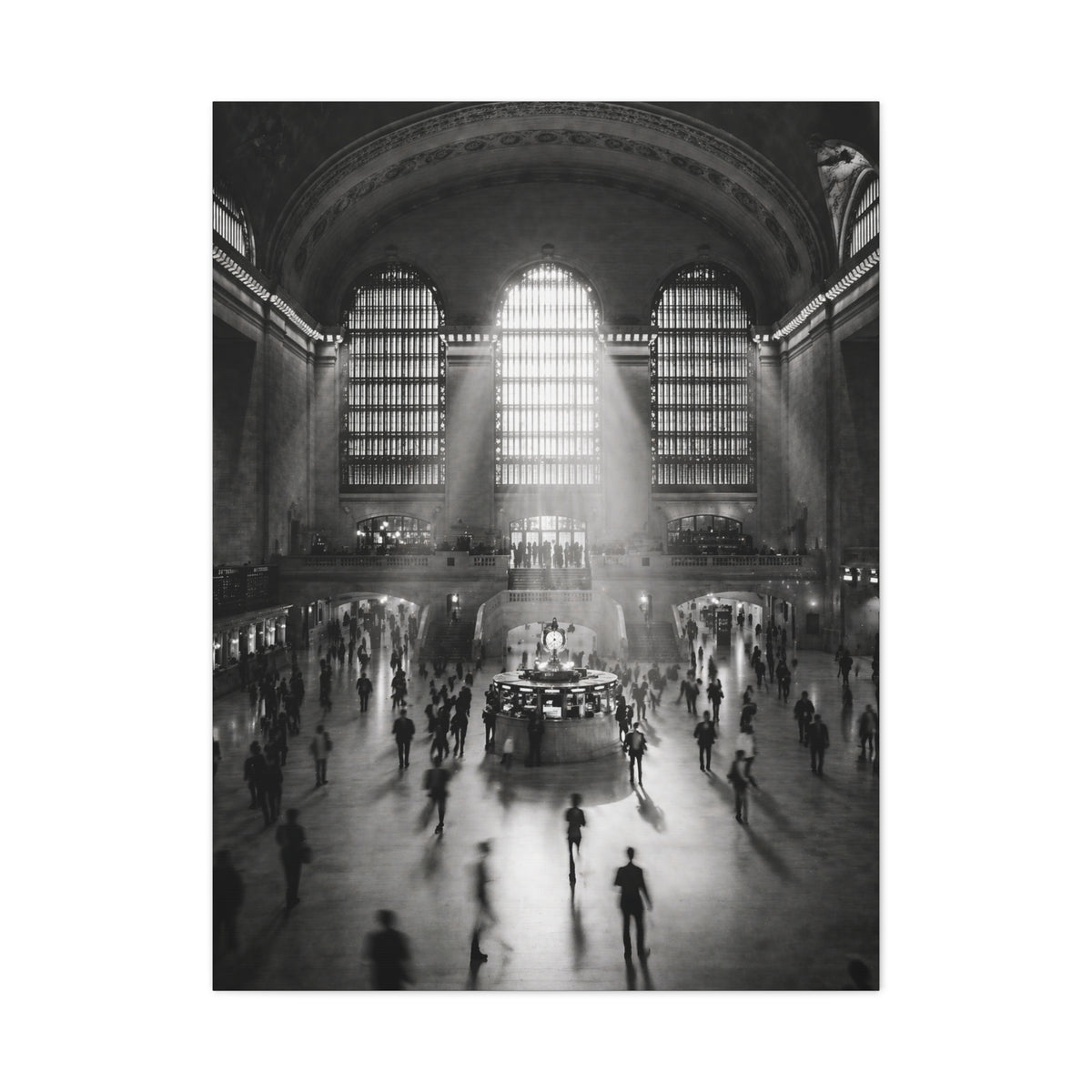 Grand Central Light & Motion Study Wall Art & Canvas Print