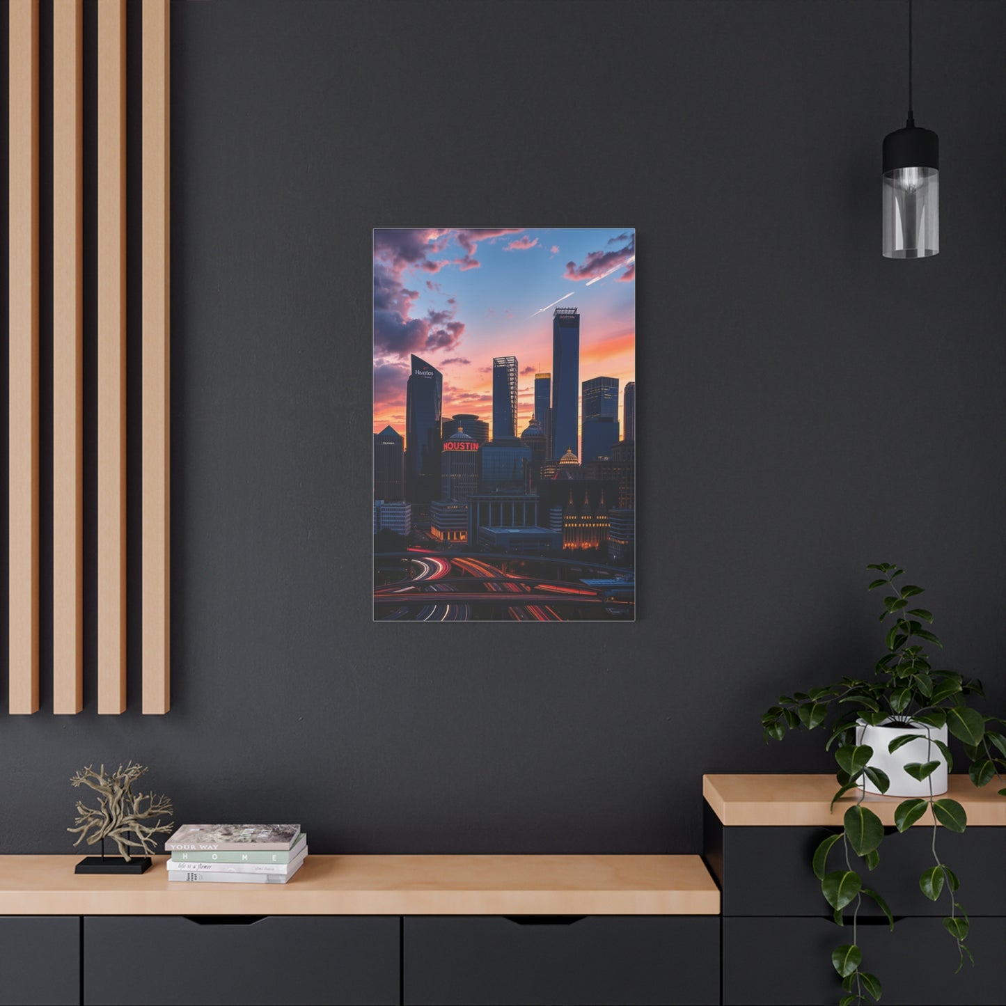 Houston Skylines Art Supreme Gallery Wall Art & Canvas Print
