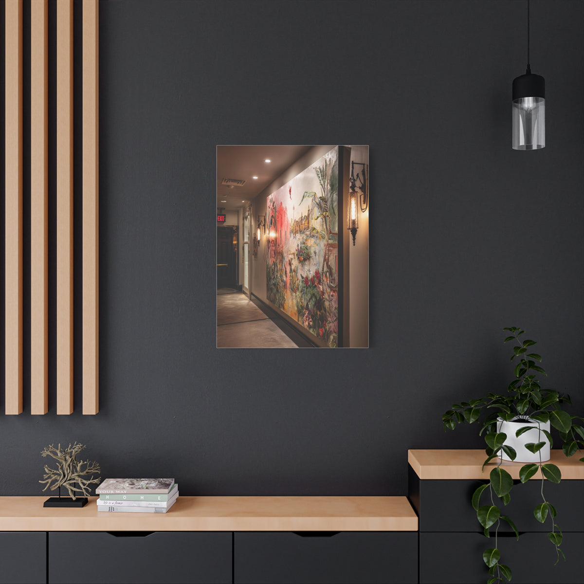Whimsical Fantasy Garden Artwork Wall Art & Canvas Print