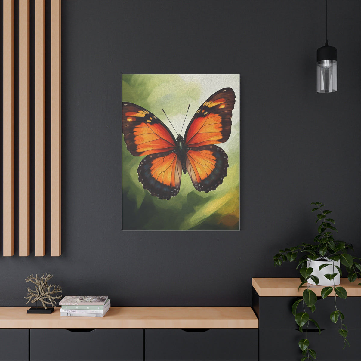 Monarch Butterfly Nature Study Wall Art & Canvas Prints