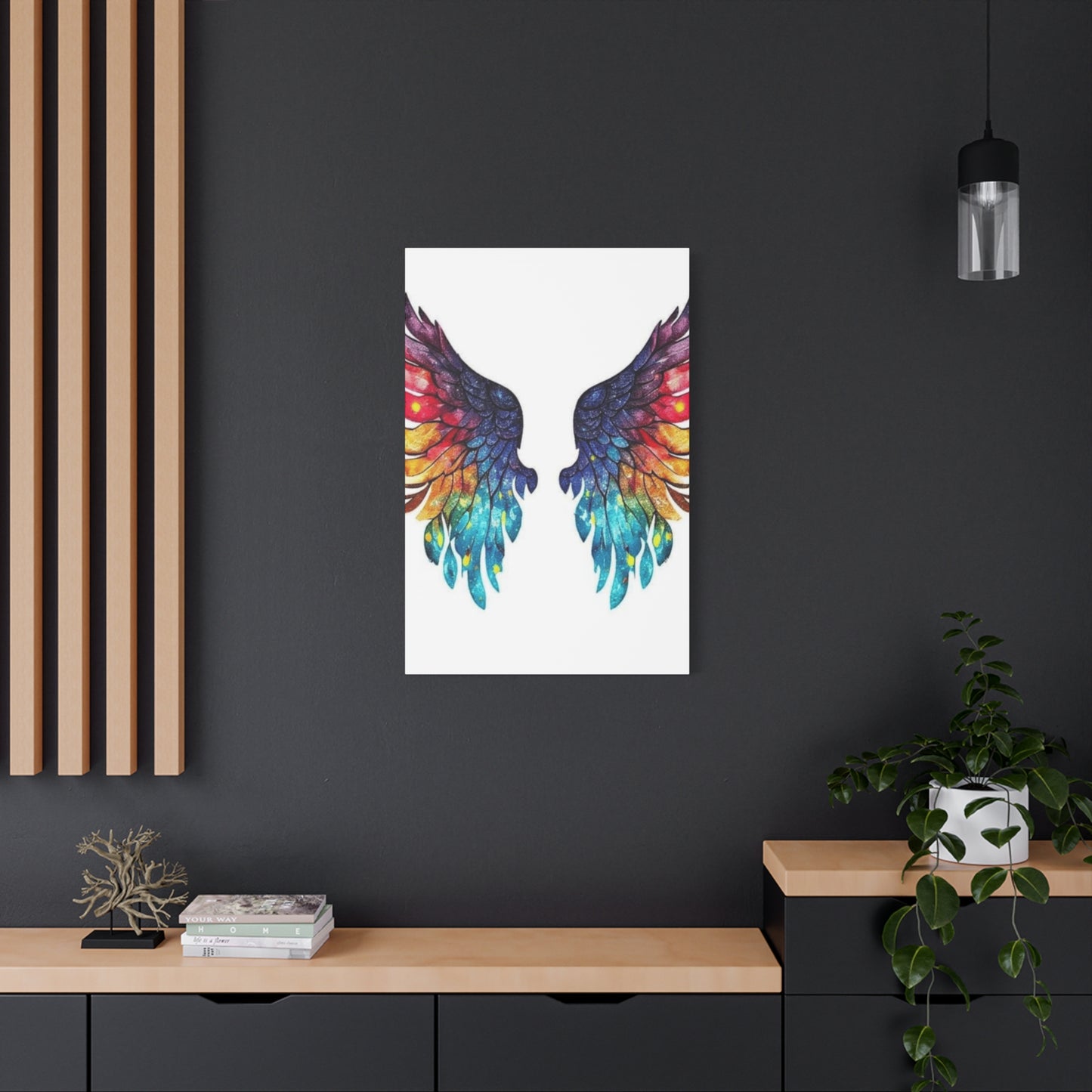 Rainbow Colour Wings Wall Art & Canvas Prints